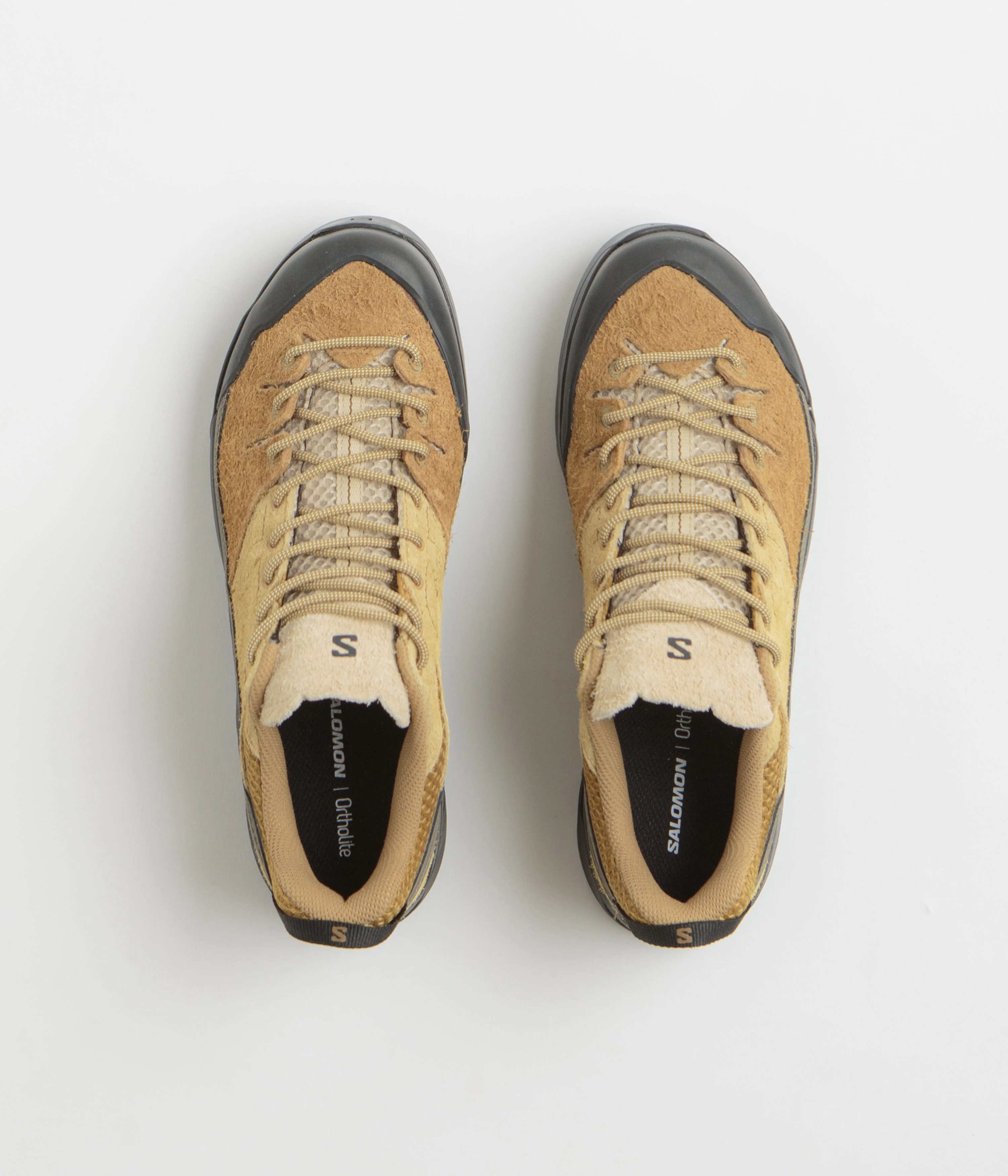 Salomon X-ALP Suede Shoes - Bronze Brown / Wood Thrush / Safari - Image 7