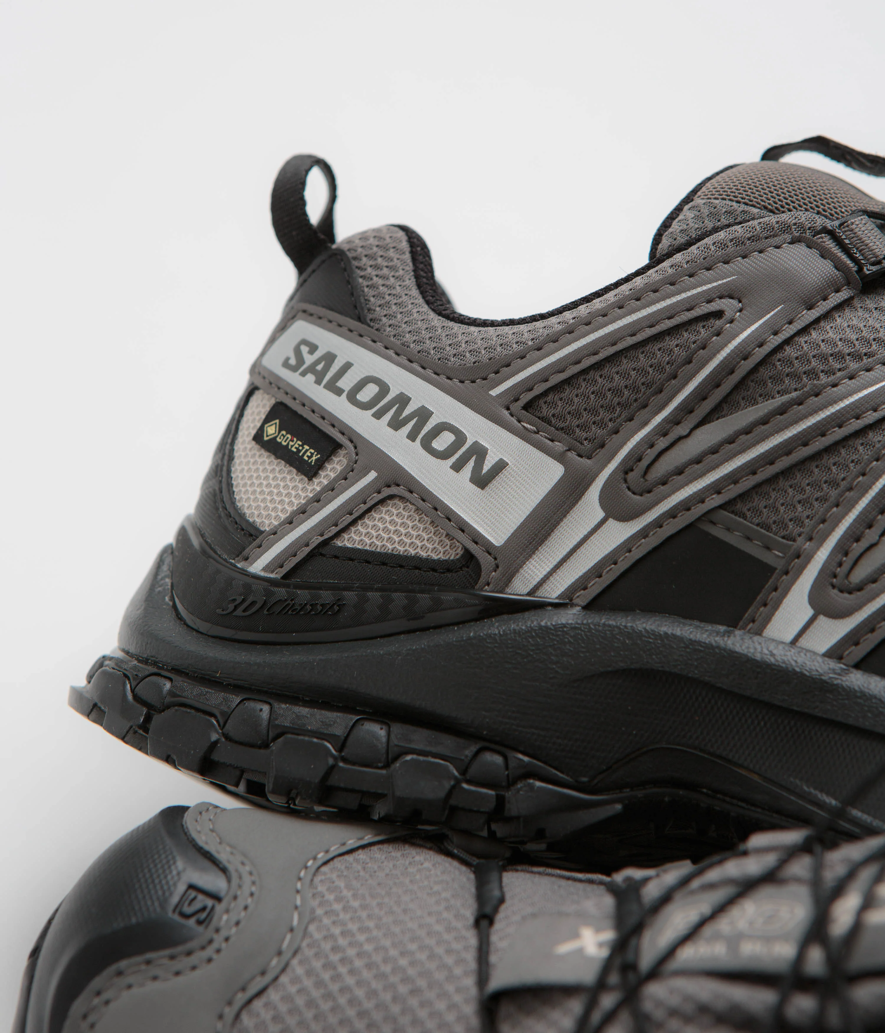 Salomon XA Pro 3D GTX Shoes - Pewter / Black / Silver Cloud - Image 3