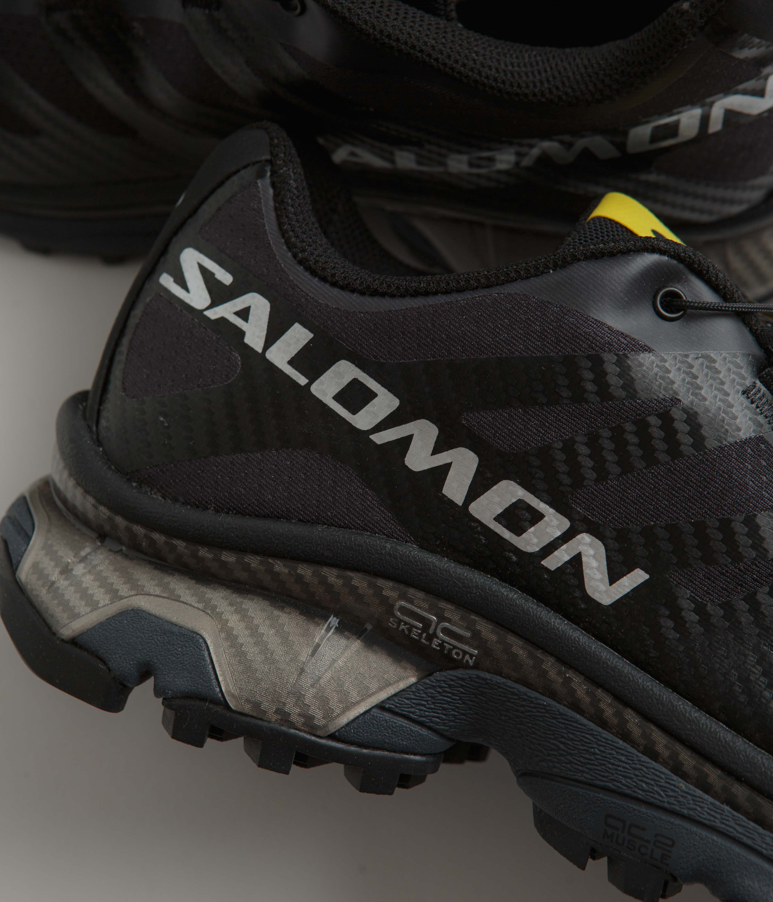 Salomon XT-4 OG Shoes - Black / Ebony / Silver Metallic X - Image 3