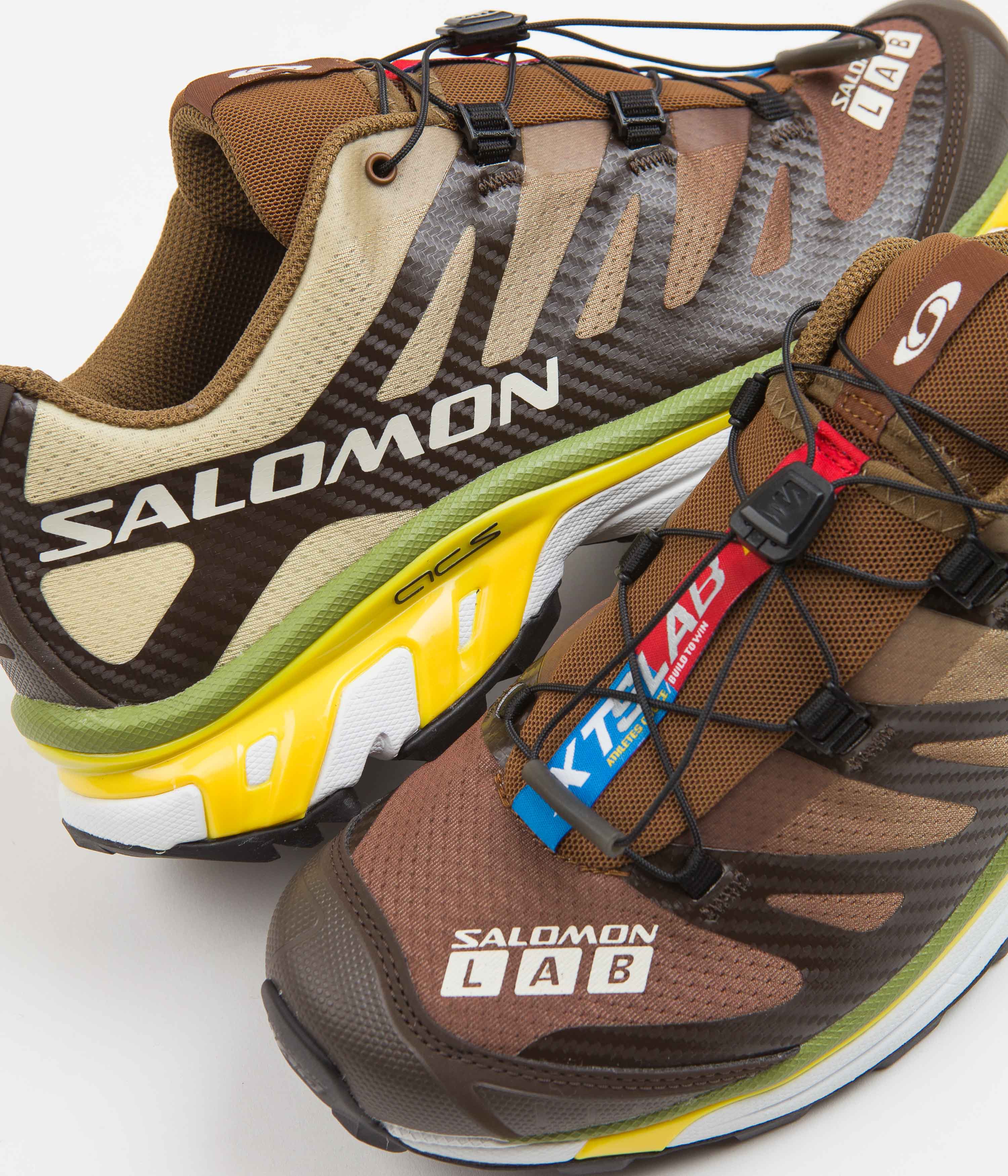Salomon XT-4 Shoes - Delicioso / Toffee / Empire Yellow - Image 3