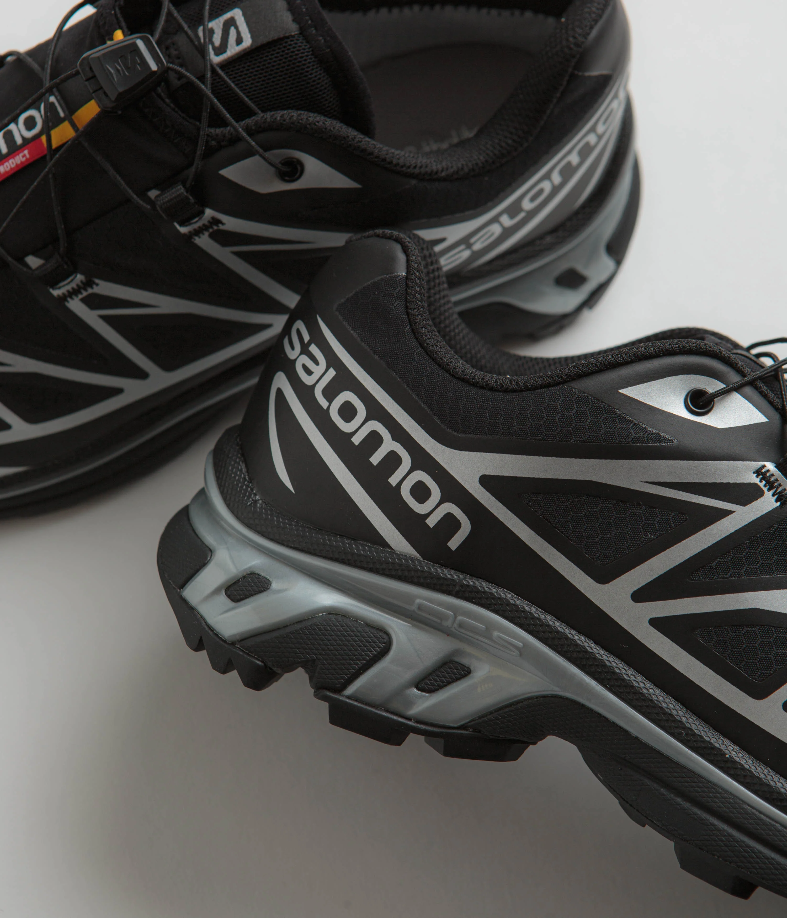 Salomon XT-6 GTX Shoes - Black / Black / Silver - Image 3