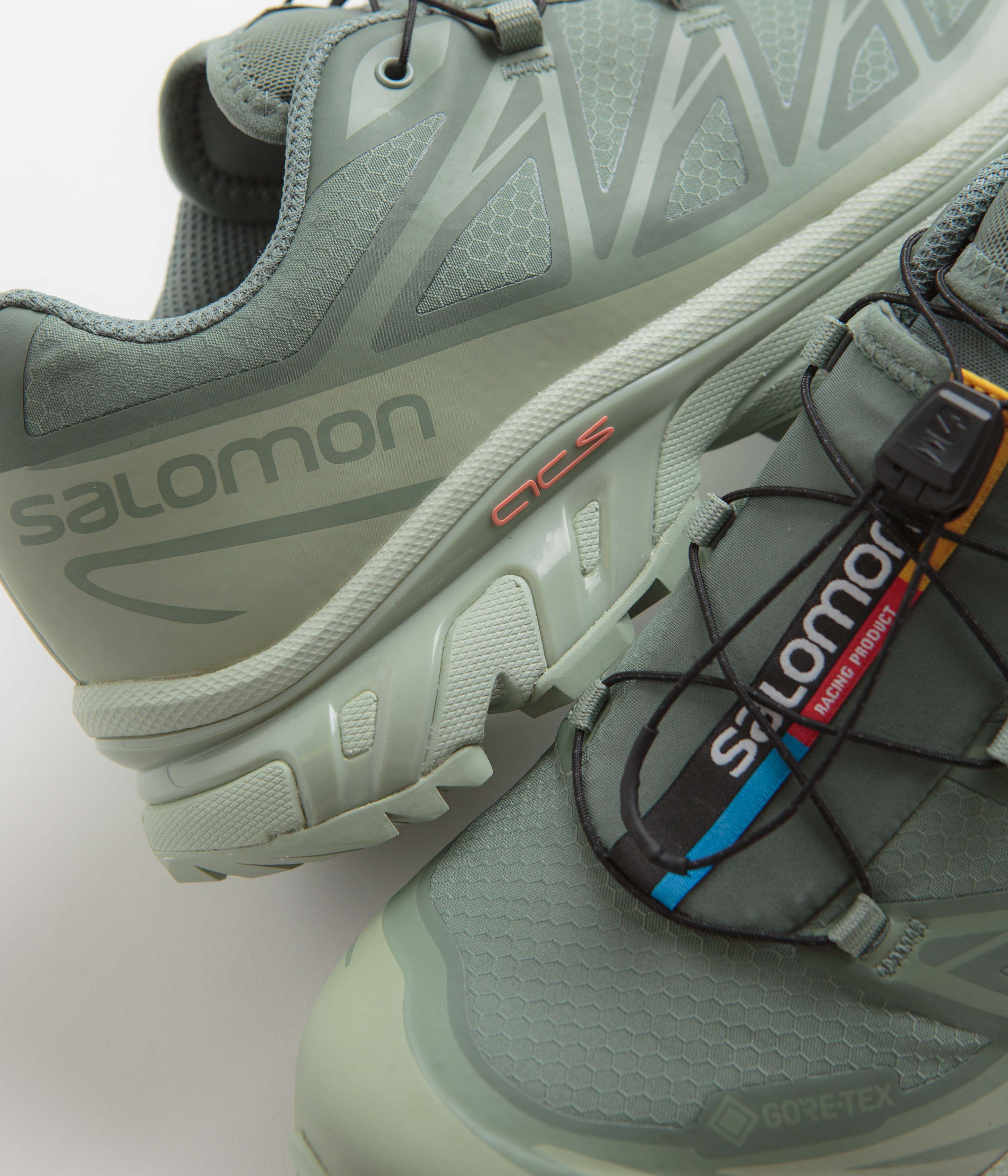 Salomon XT-6 GTX Shoes - Desert Sage / Lily Pad / Laurel Wreath - Image 3