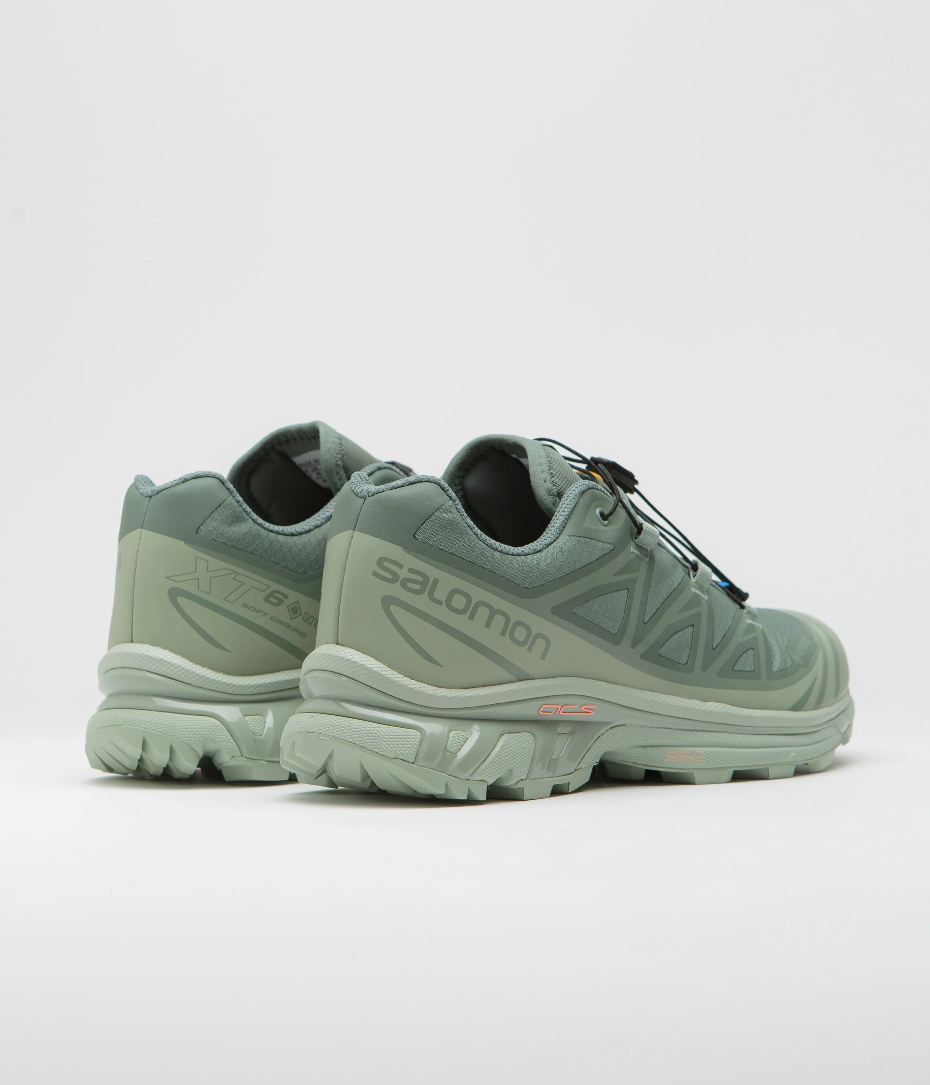 Salomon XT-6 GTX Shoes - Desert Sage / Lily Pad / Laurel Wreath - Image 4