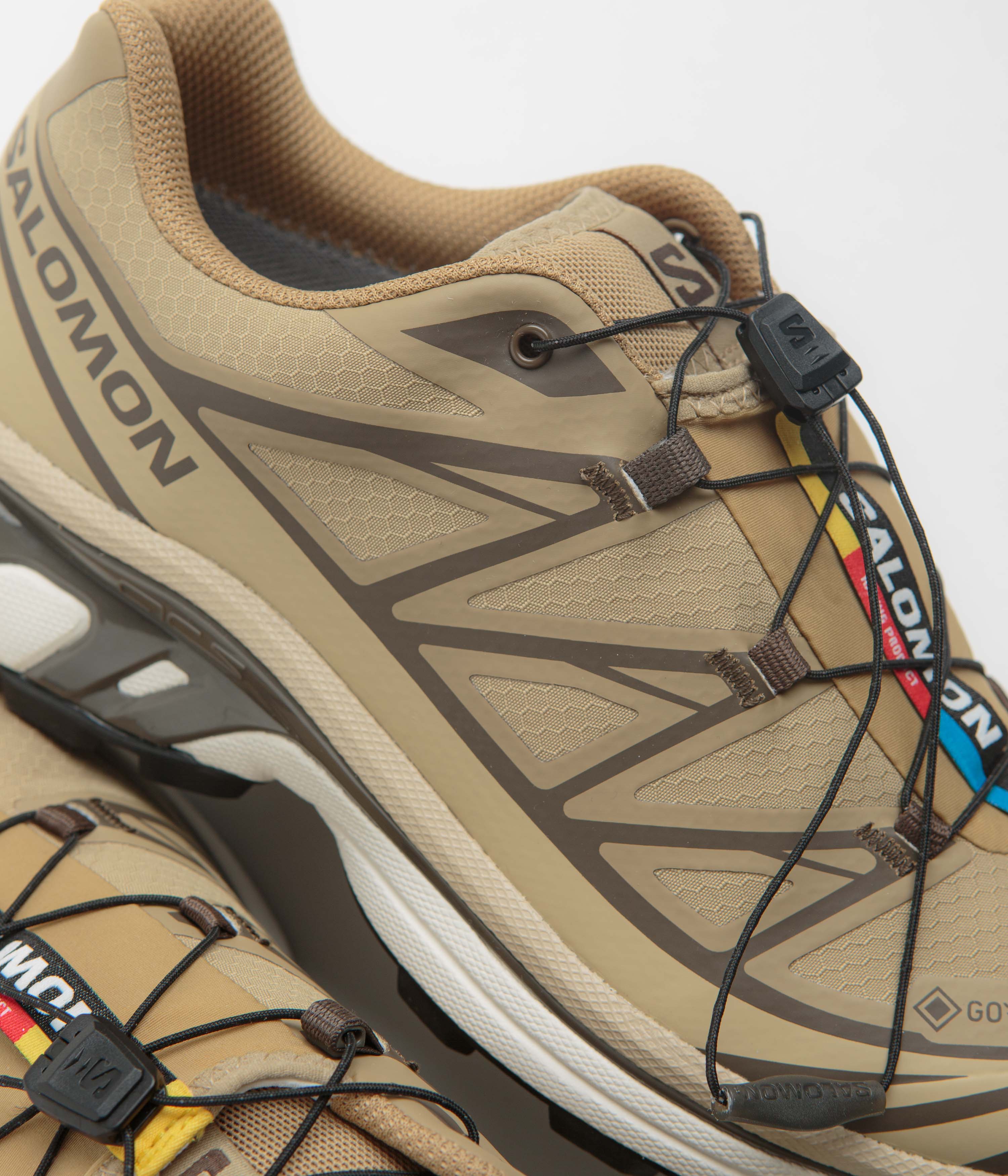Salomon XT-6 GTX Shoes - Kelp / Wren / Safari - Image 3