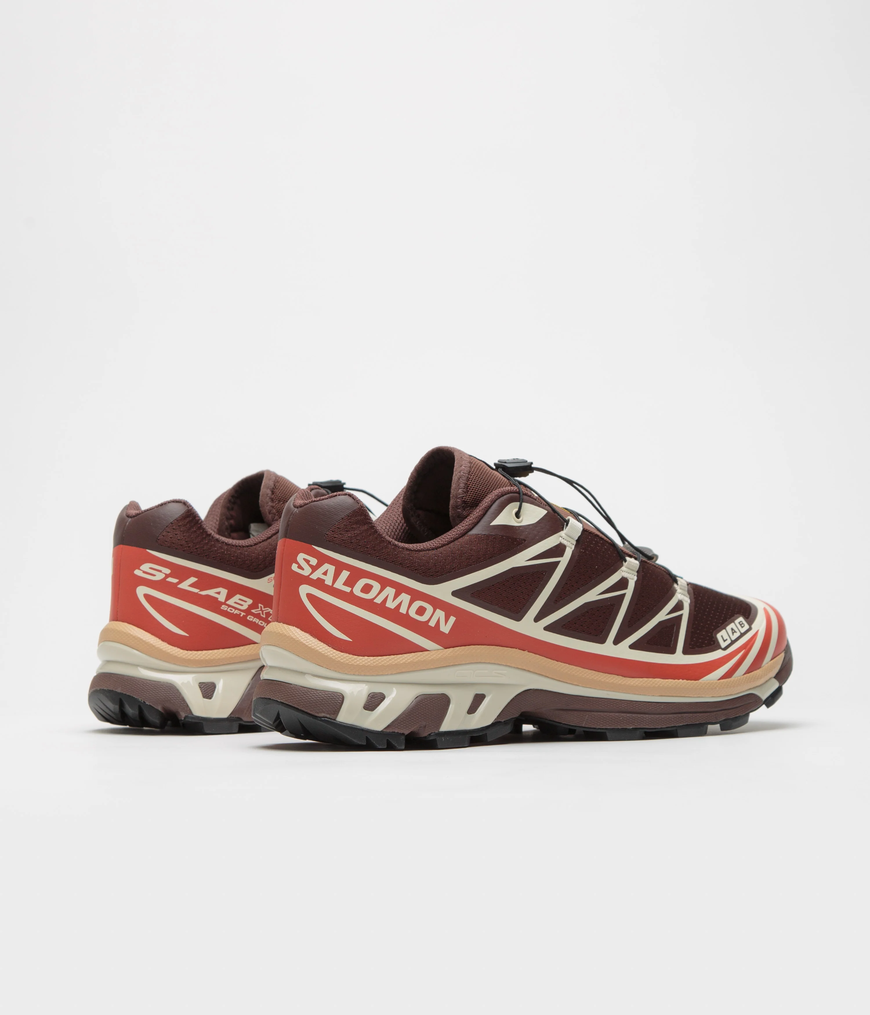 Salomon XT-6 Shoes - Roasted Clay / Burnt Ochre / Almond Milk - Image 4