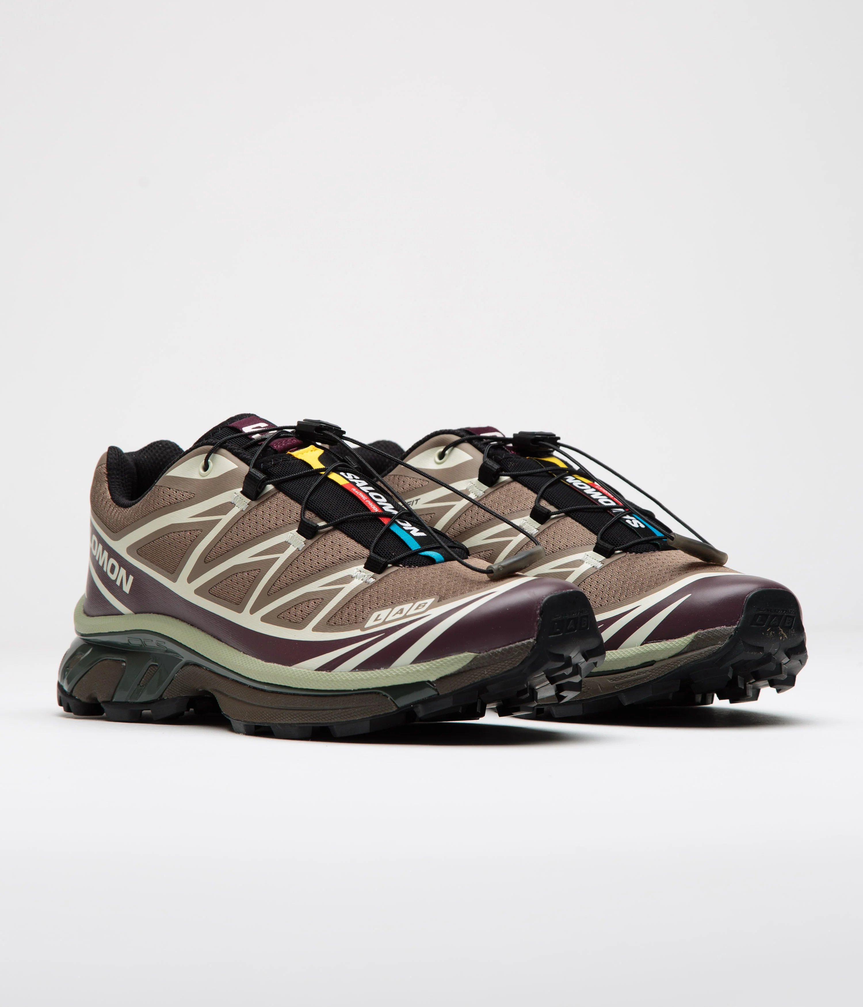 Salomon XT-6 Shoes - Walnut / Huckleberry / Urban Chic - Image 2