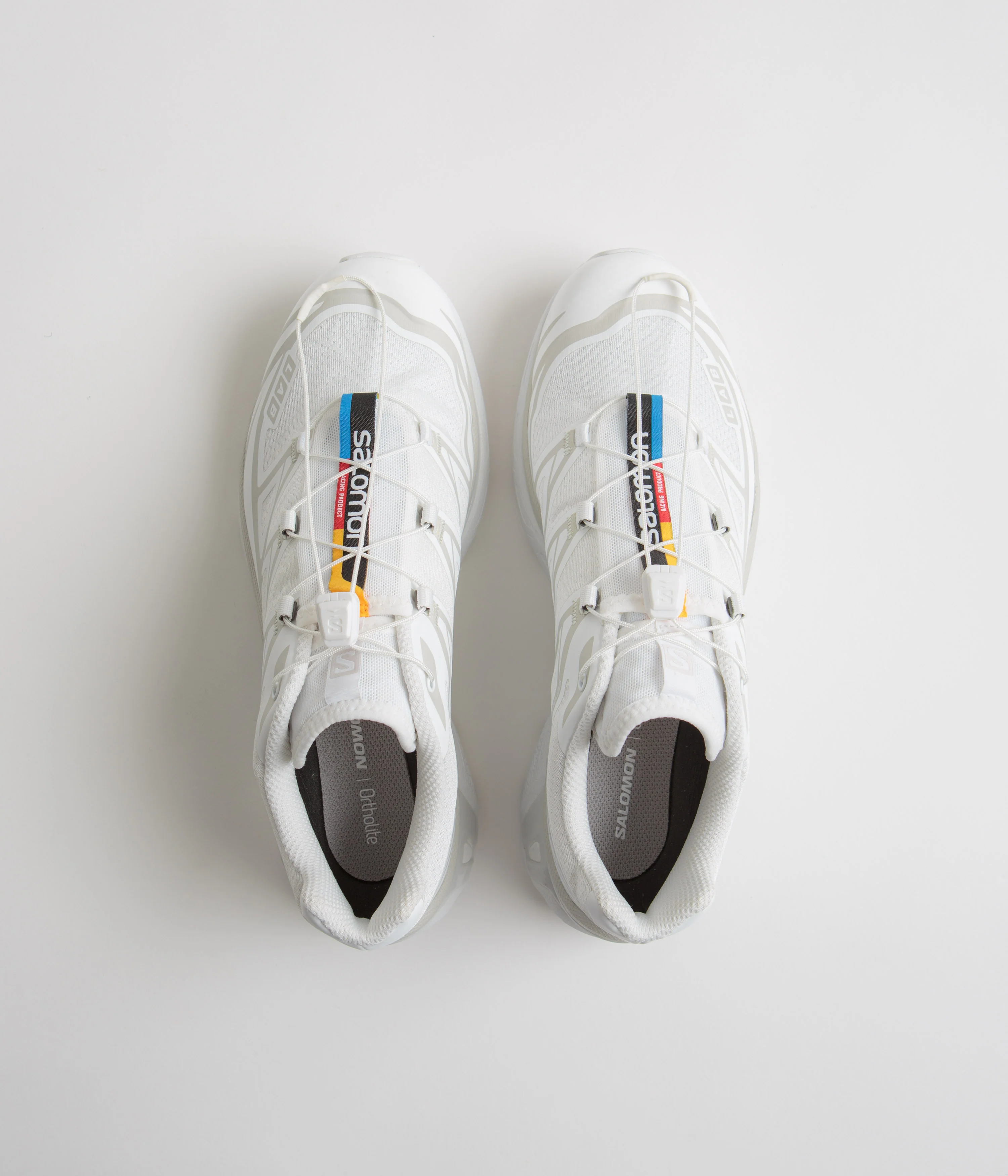 Salomon XT-6 Shoes - White / White / Lunar Rock - Image 7
