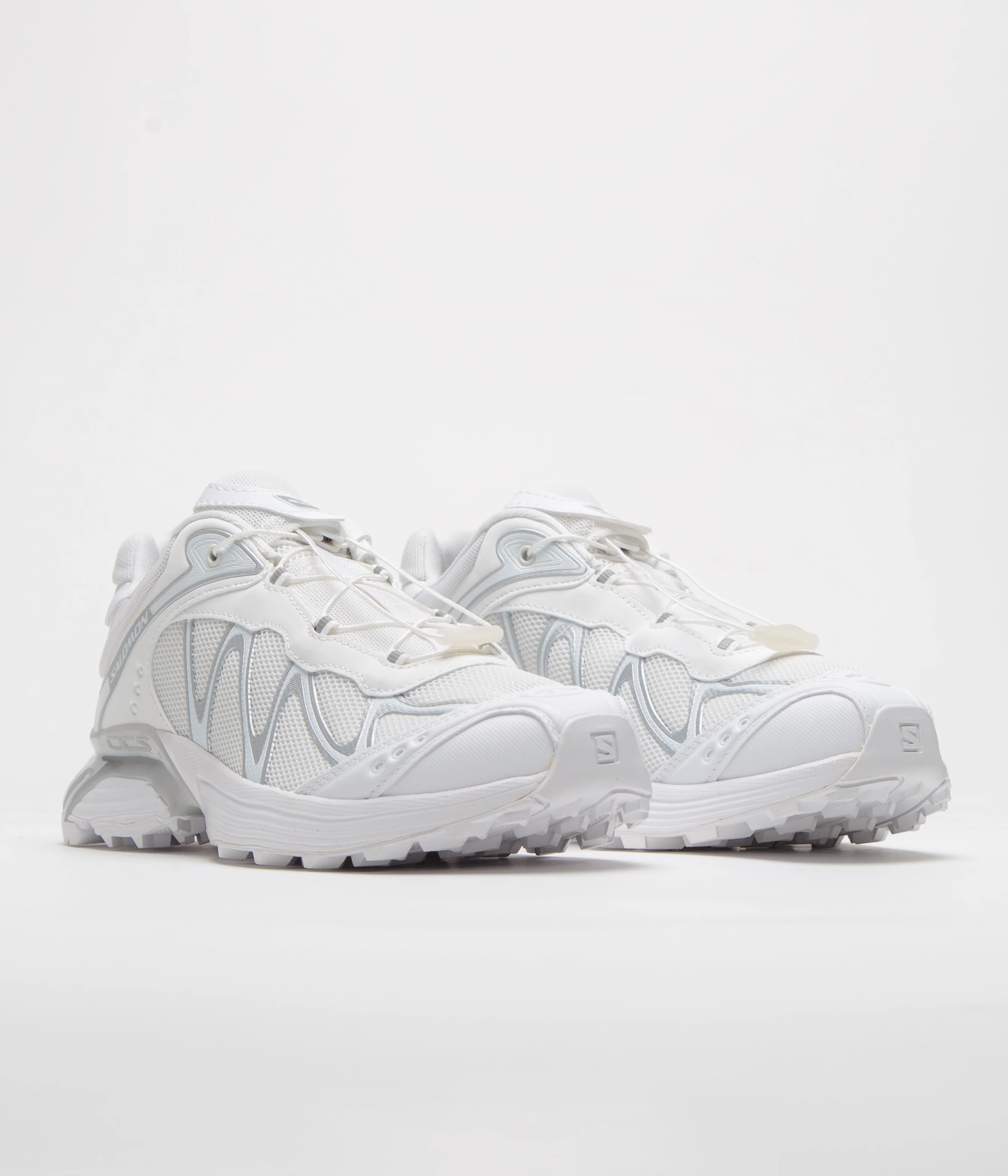 Salomon XT-Whisper Shoes - White / Lunar Rock / Silver - Image 3