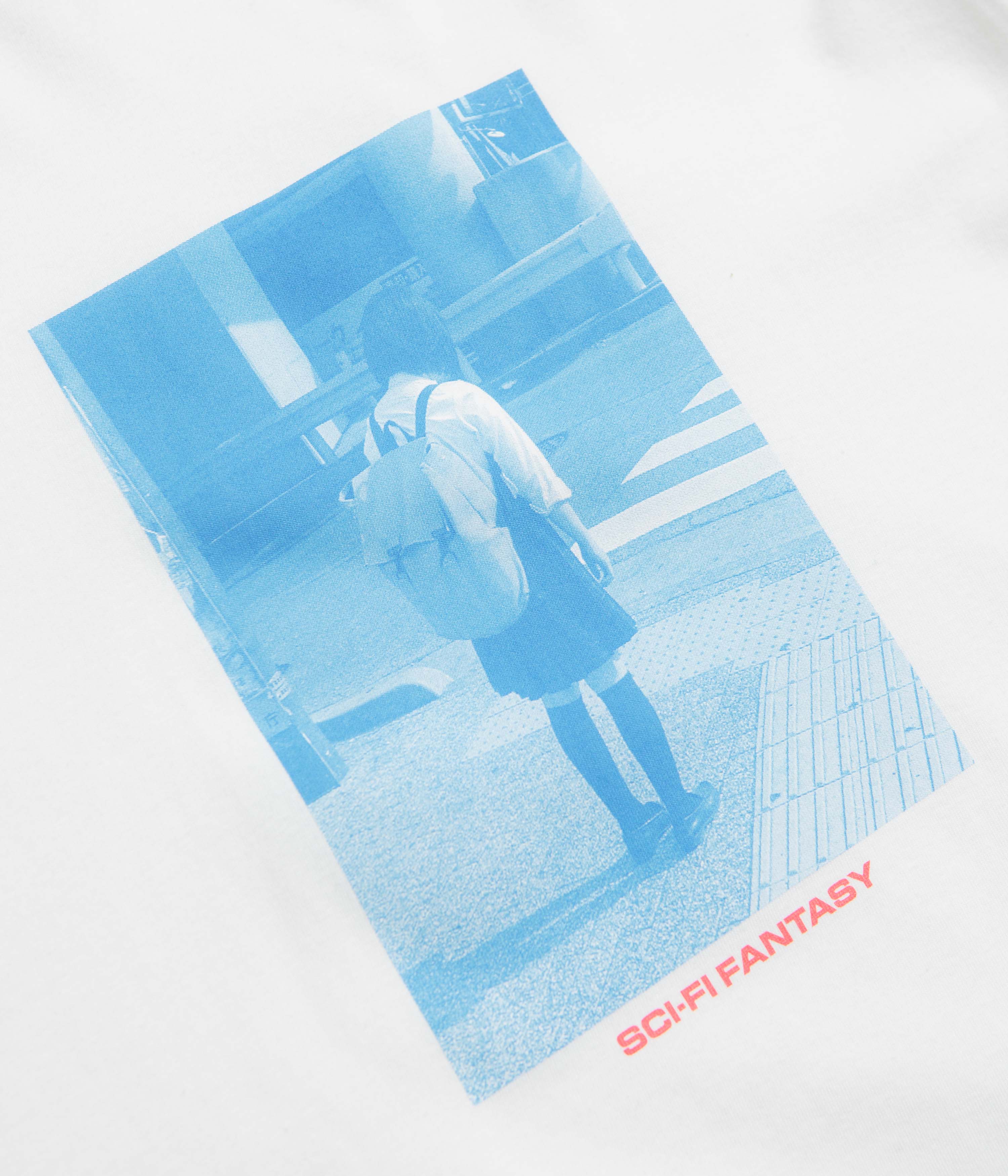 Sci-Fi Fantasy Cruel Technology T-Shirt - White - Image 3