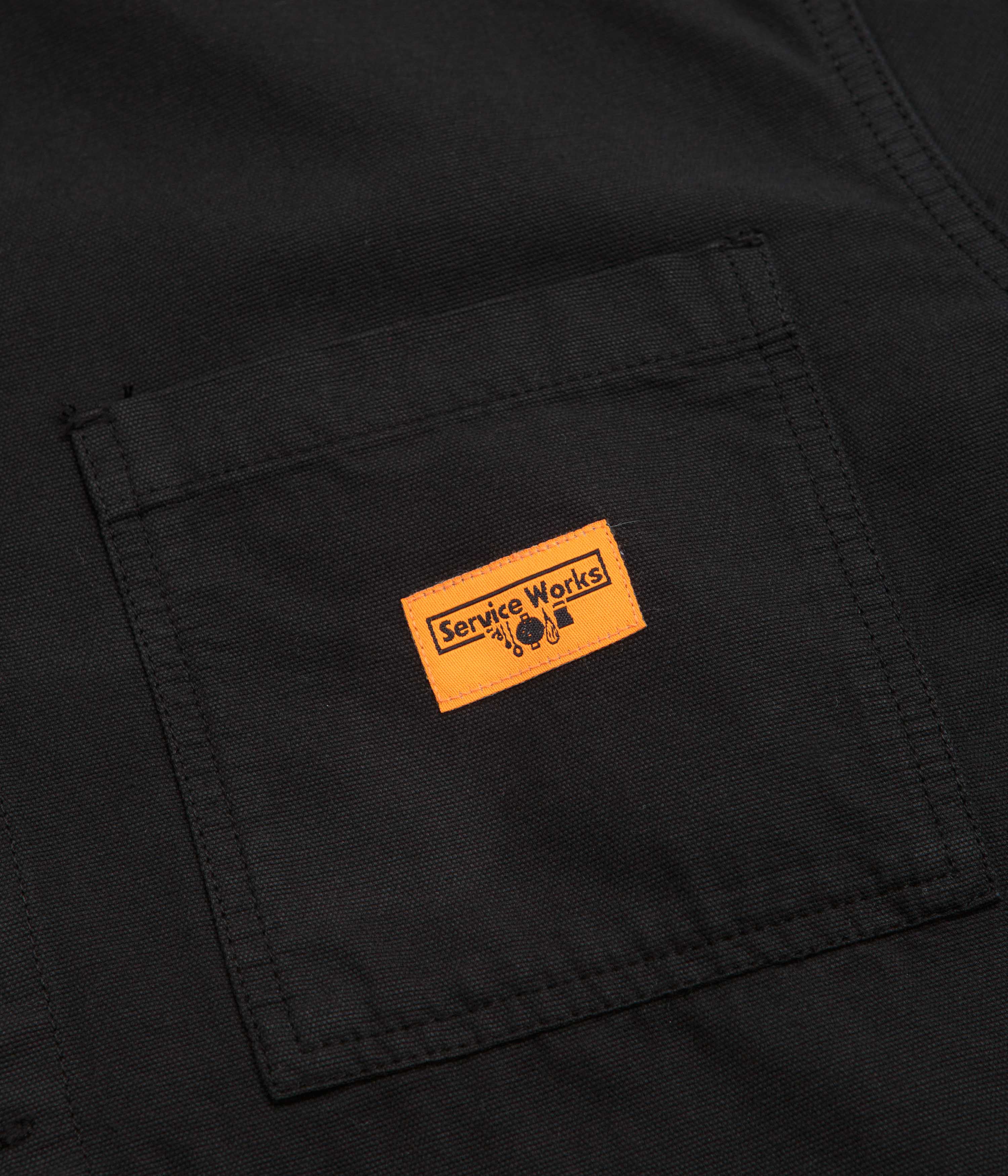 Service Works Canvas Chore Shirt - Black - Image 4