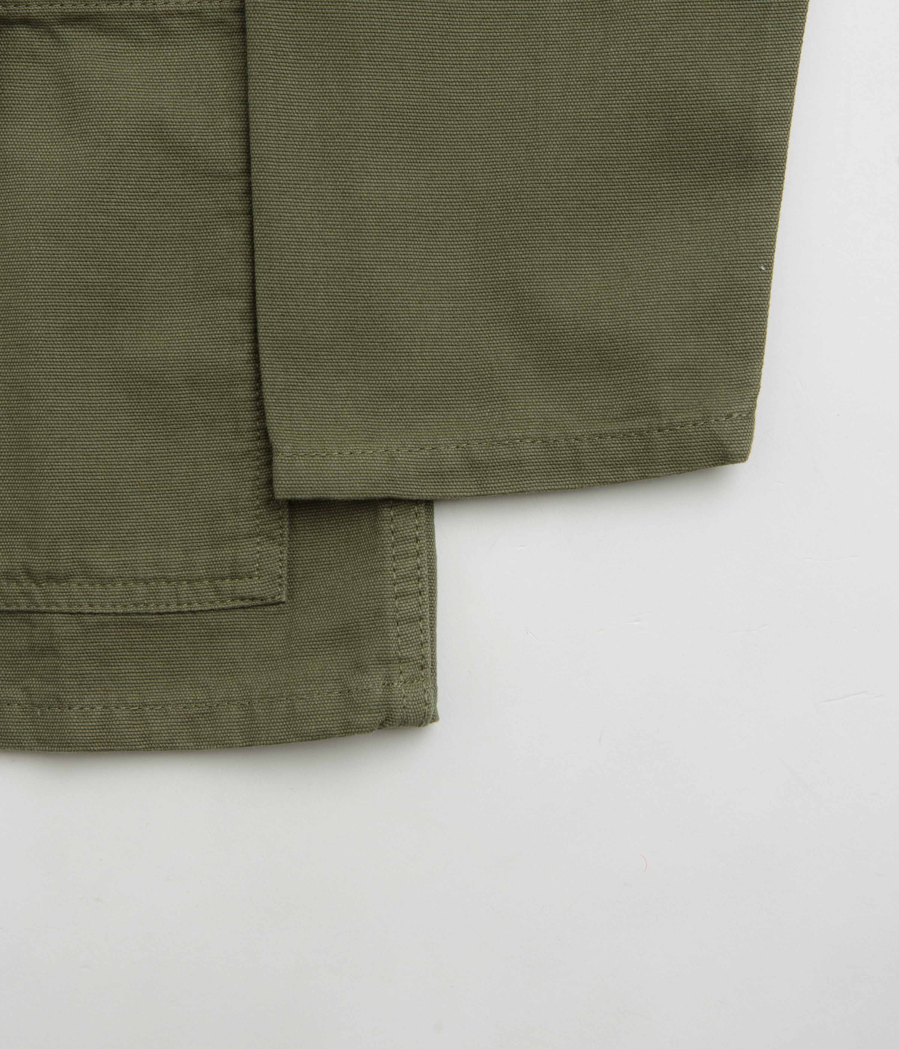 Service Works Canvas Chore Shirt - Olive - Image 5
