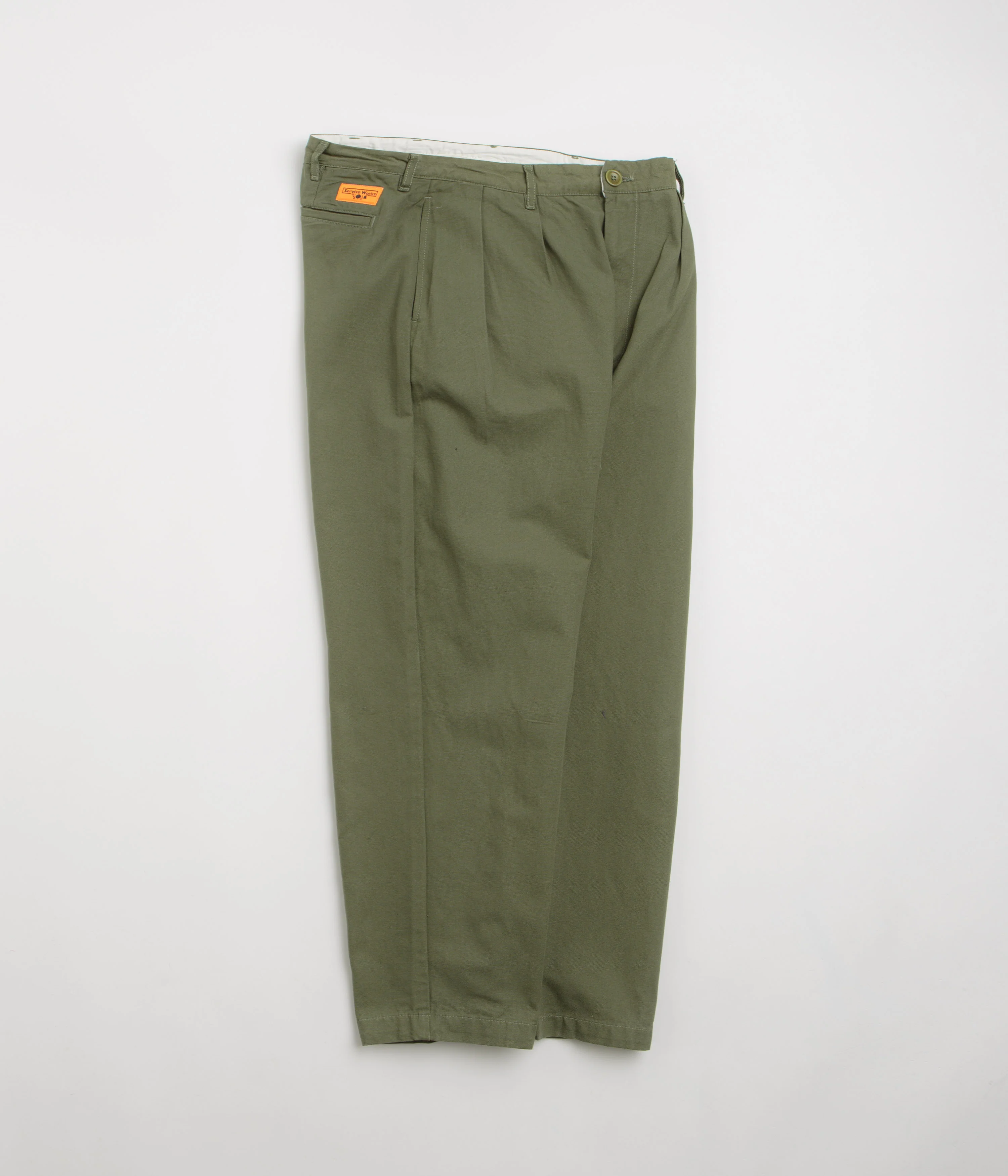 Service Works Canvas Part Timer Pants - Olive - Image 2