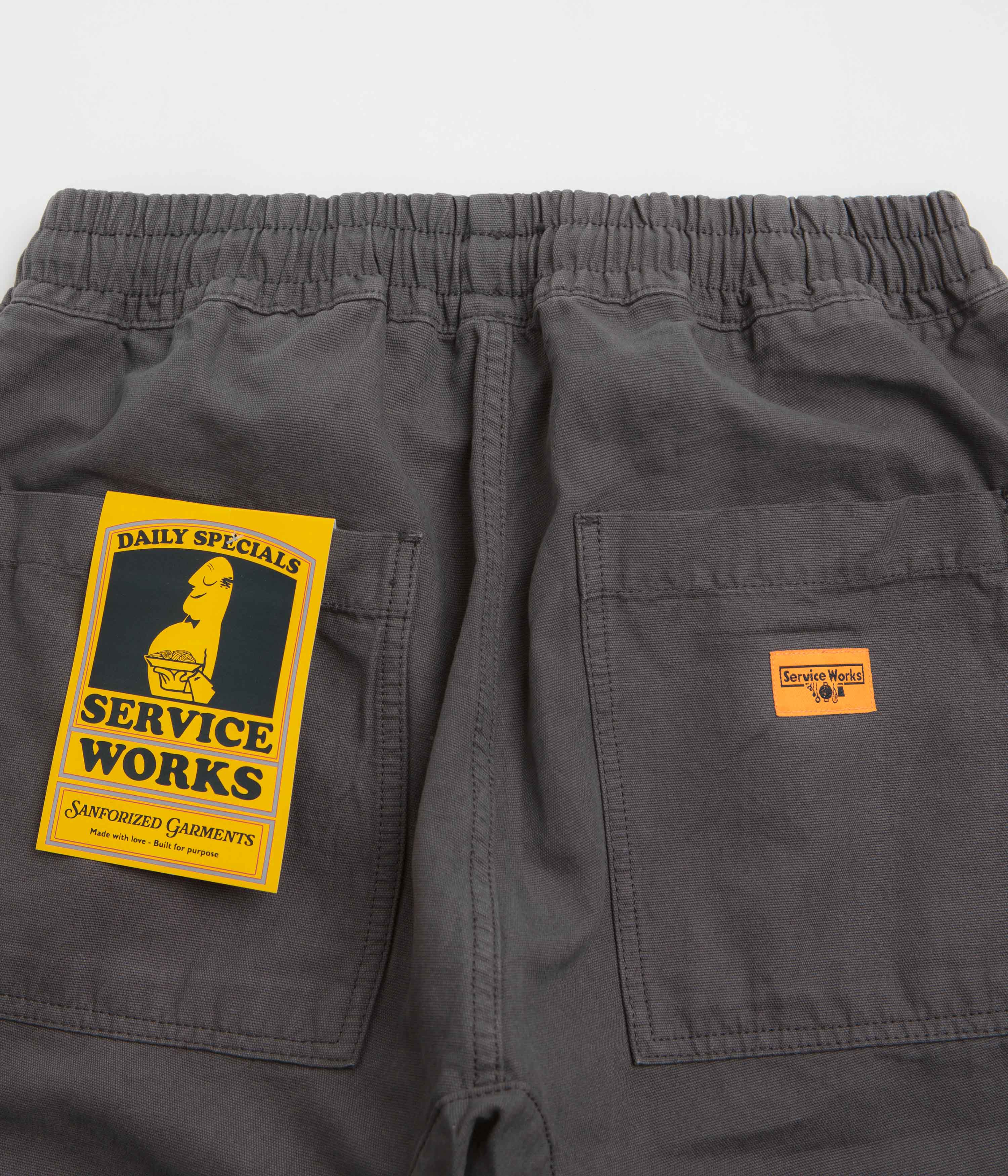 Service Works Classic Chef Shorts - Grey - Image 6
