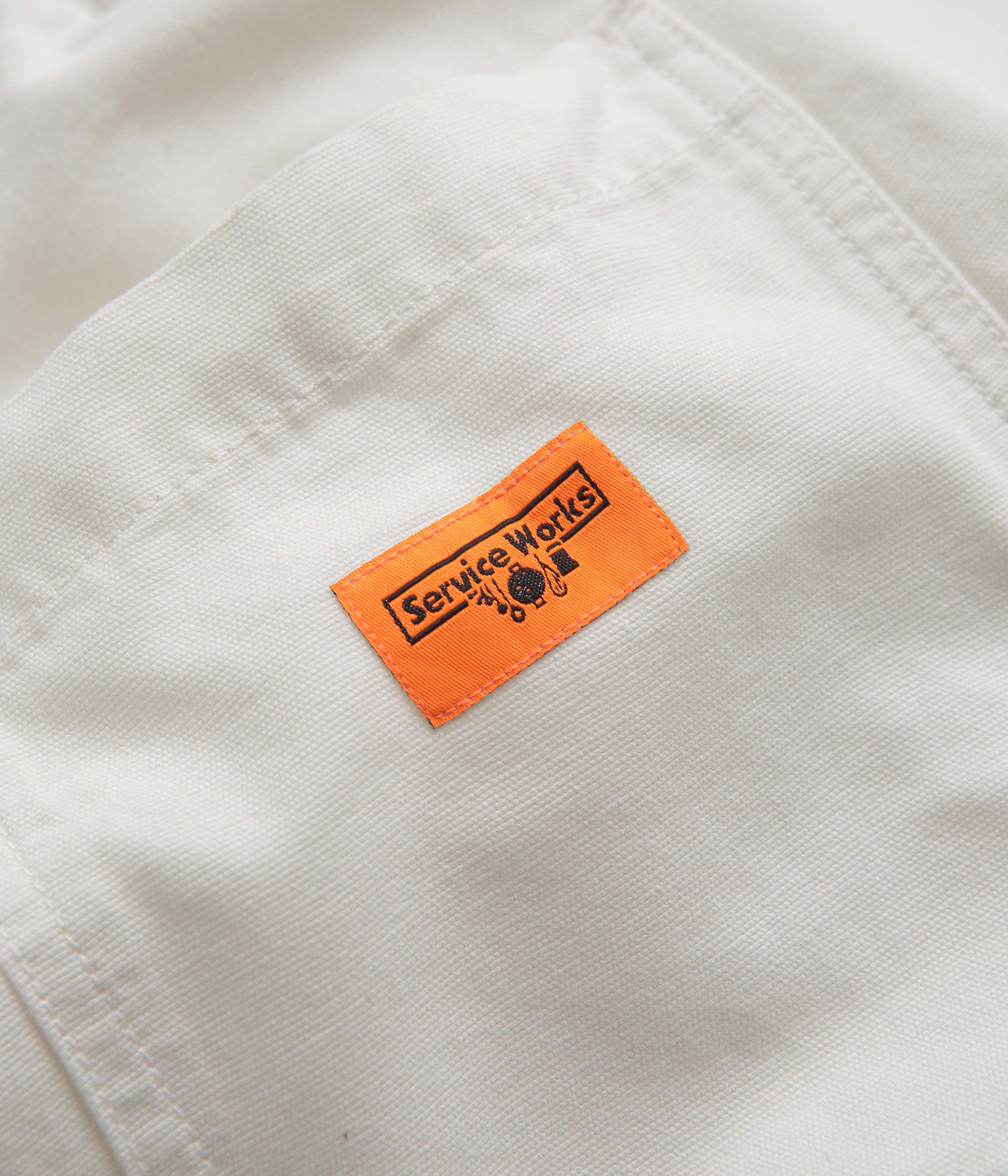 Service Works Classic Chef Shorts - Off-White - Image 6