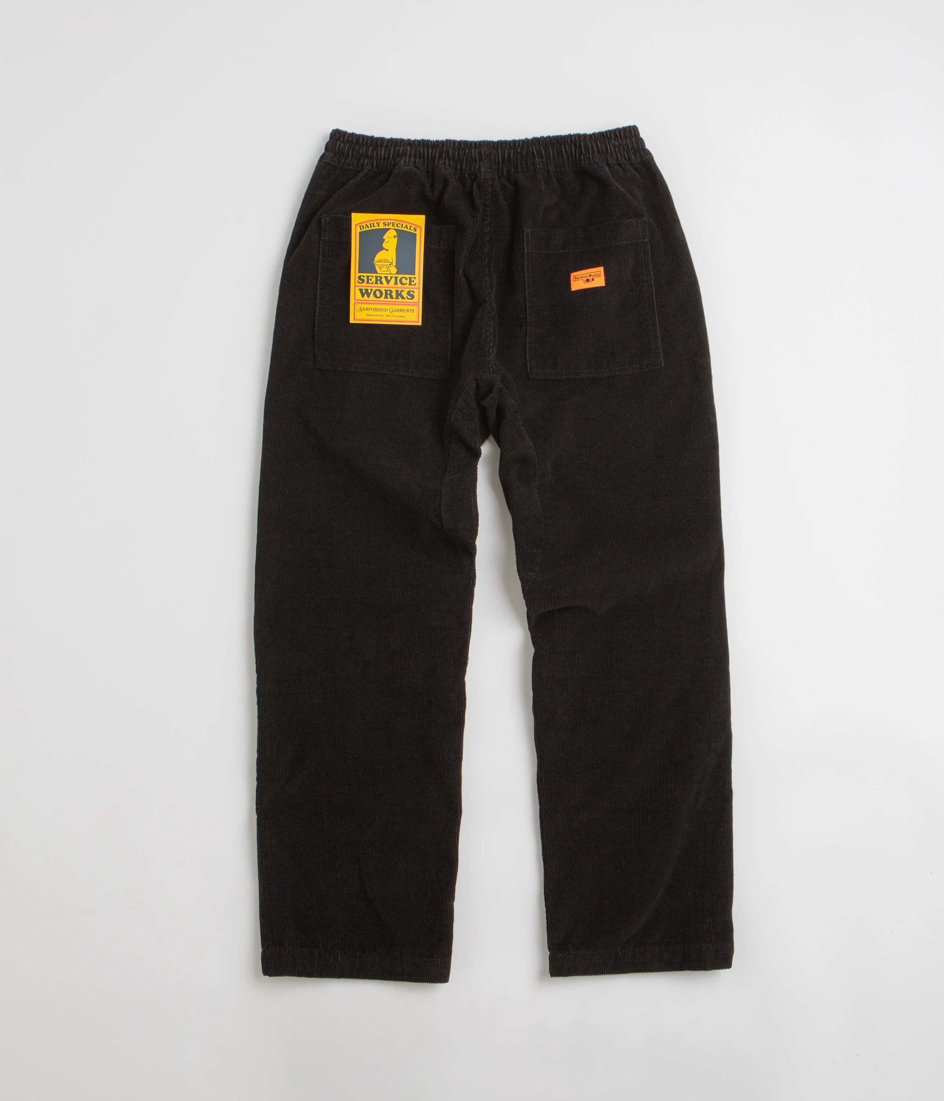 Service Works Corduroy Chef Pants - Black - Image 3