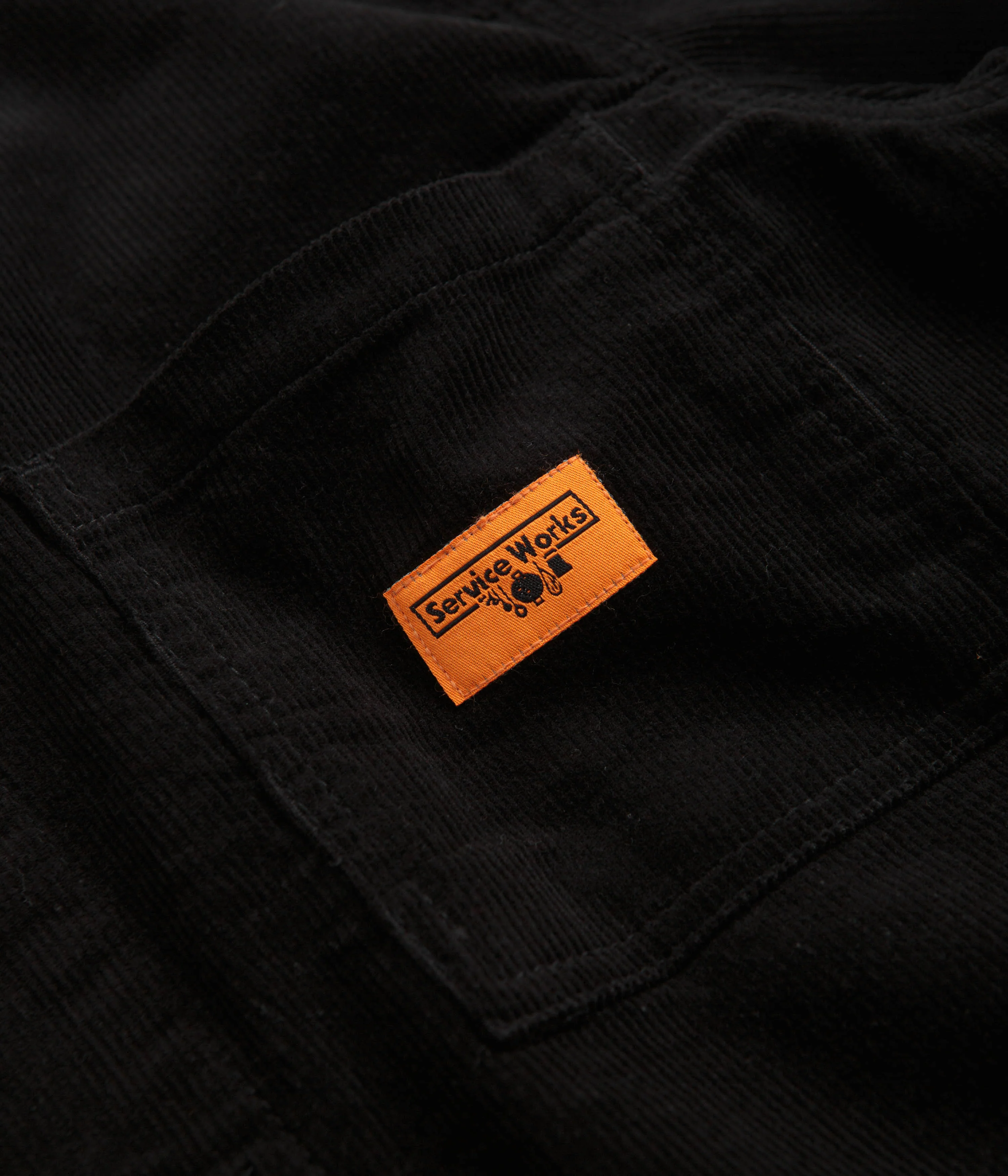 Service Works Corduroy Coverall Jacket - Black - Image 3