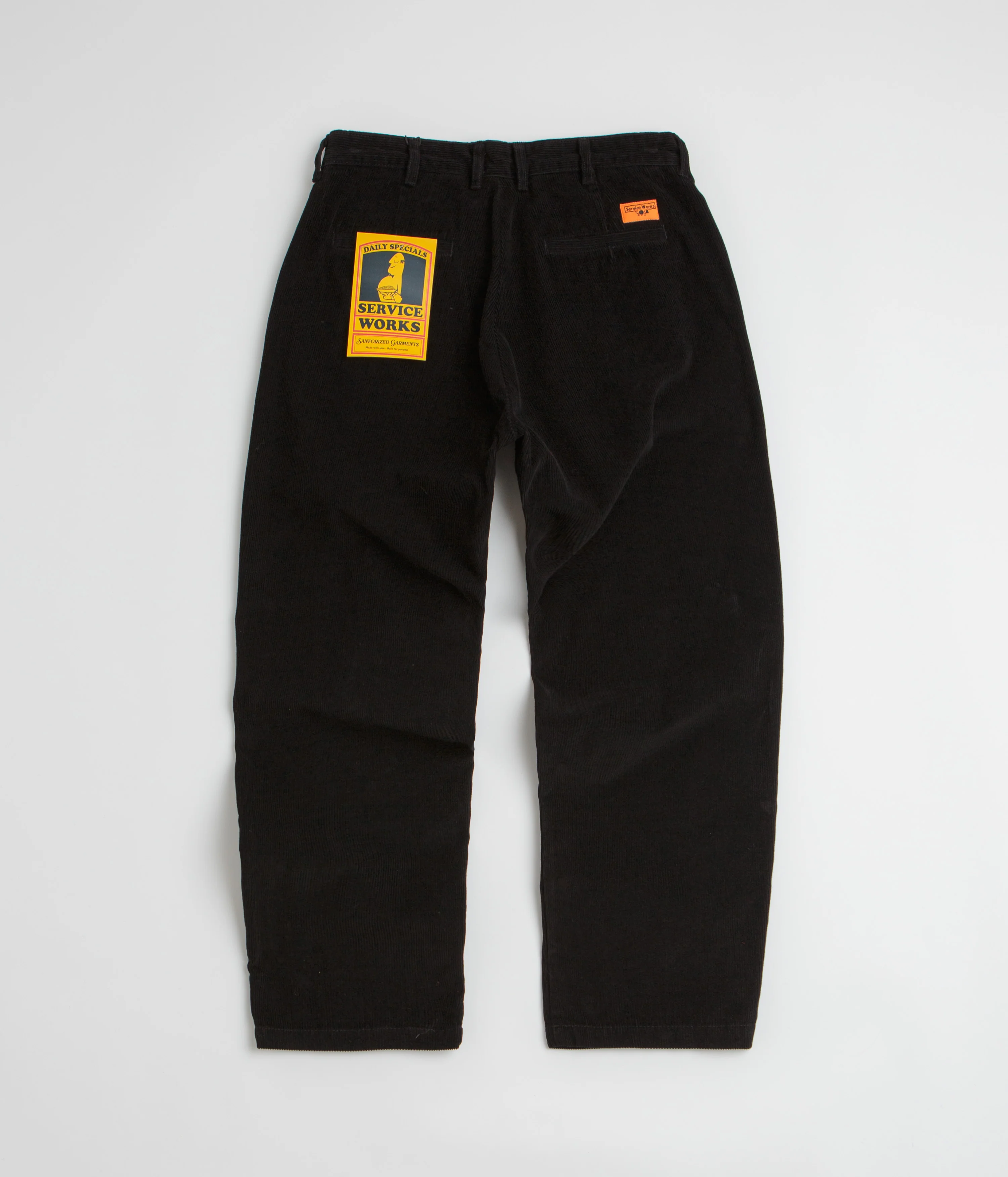 Service Works Corduroy Part Timer Pants - Black - Image 3