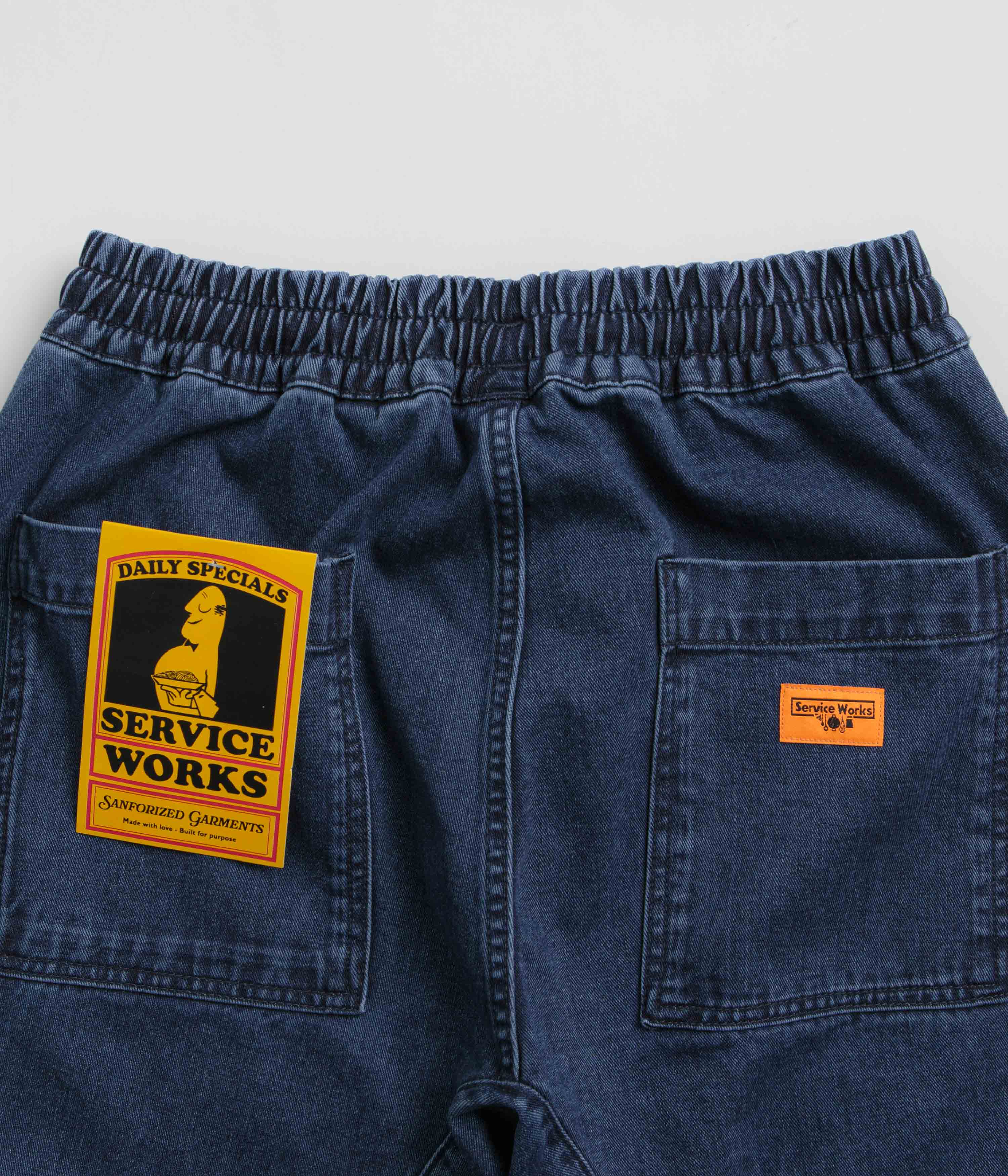 Service Works Denim Chef Pants - Indigo - Image 5