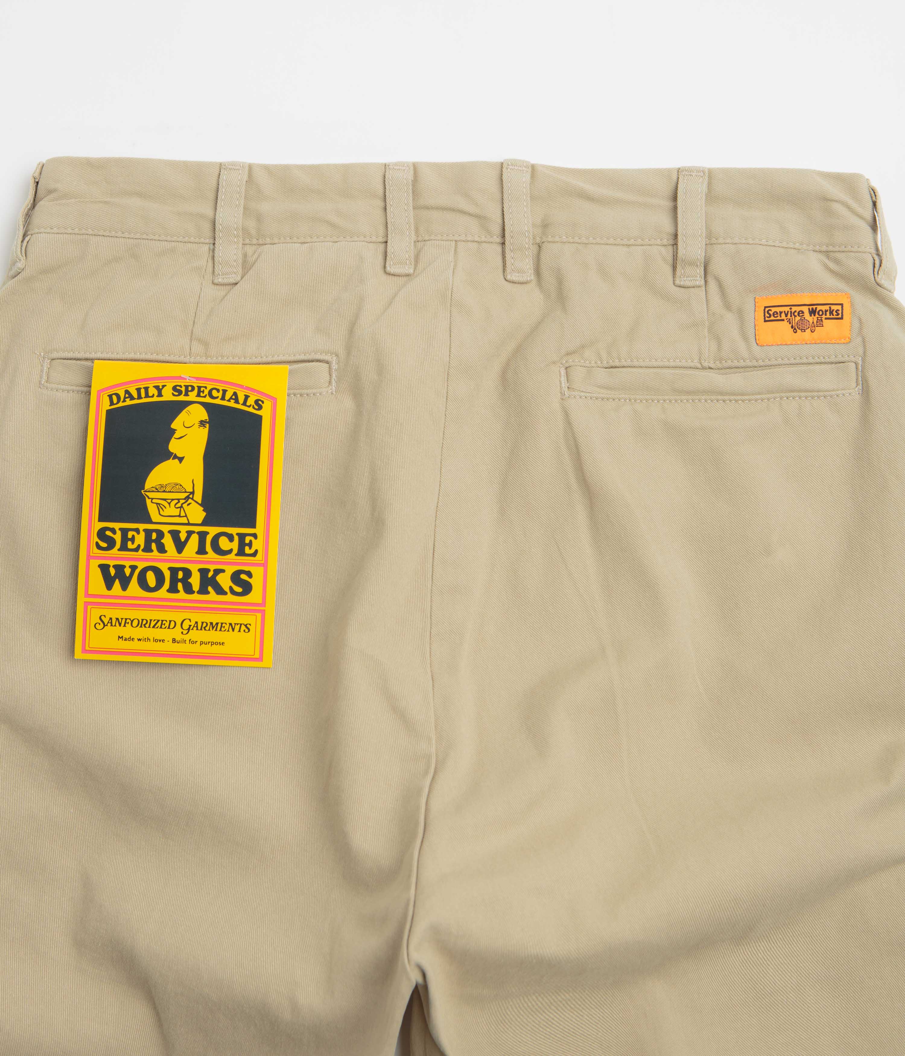 Service Works Drill Part Timer Shorts - Khaki - Image 7