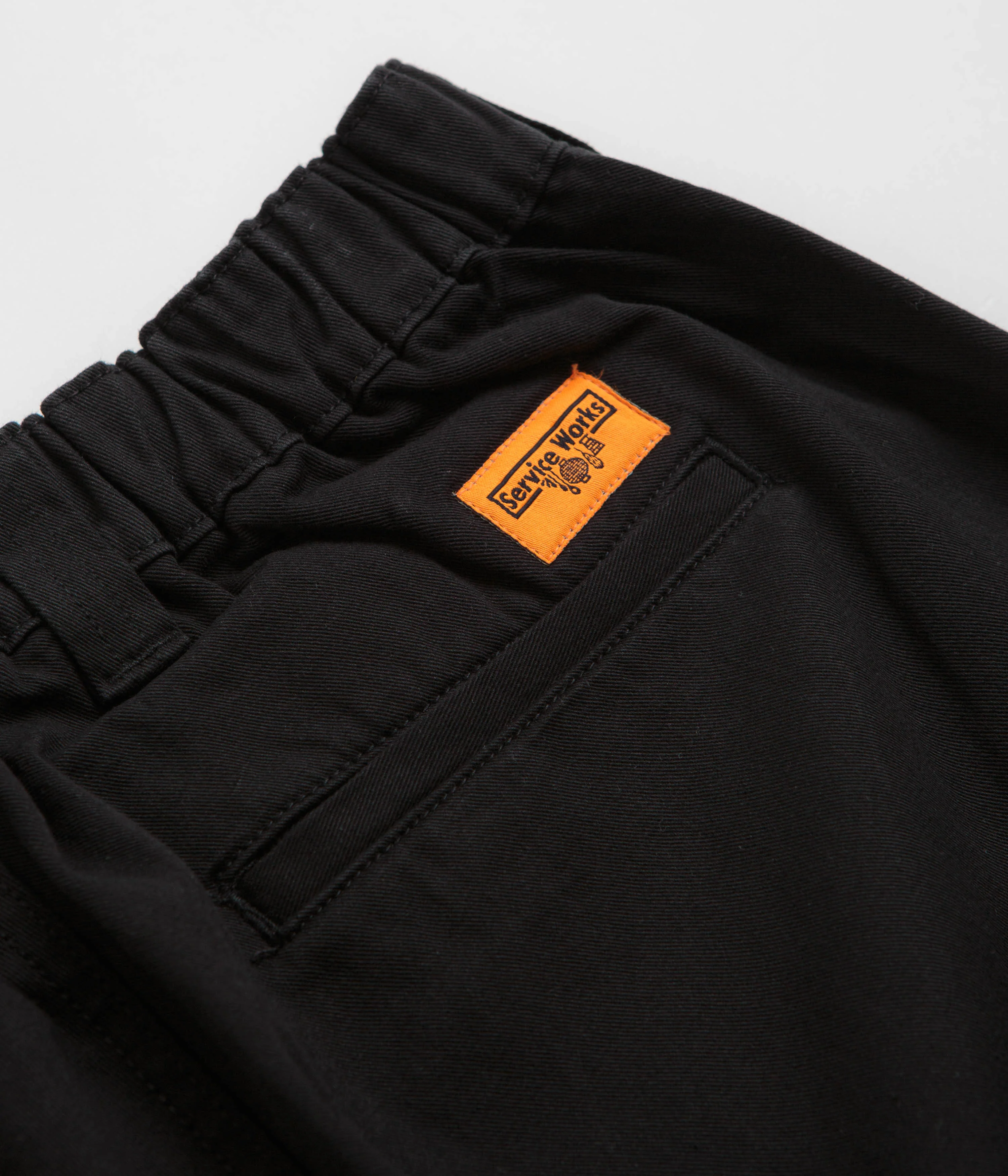 Service Works Drill Waiter Pants - Black - Image 7