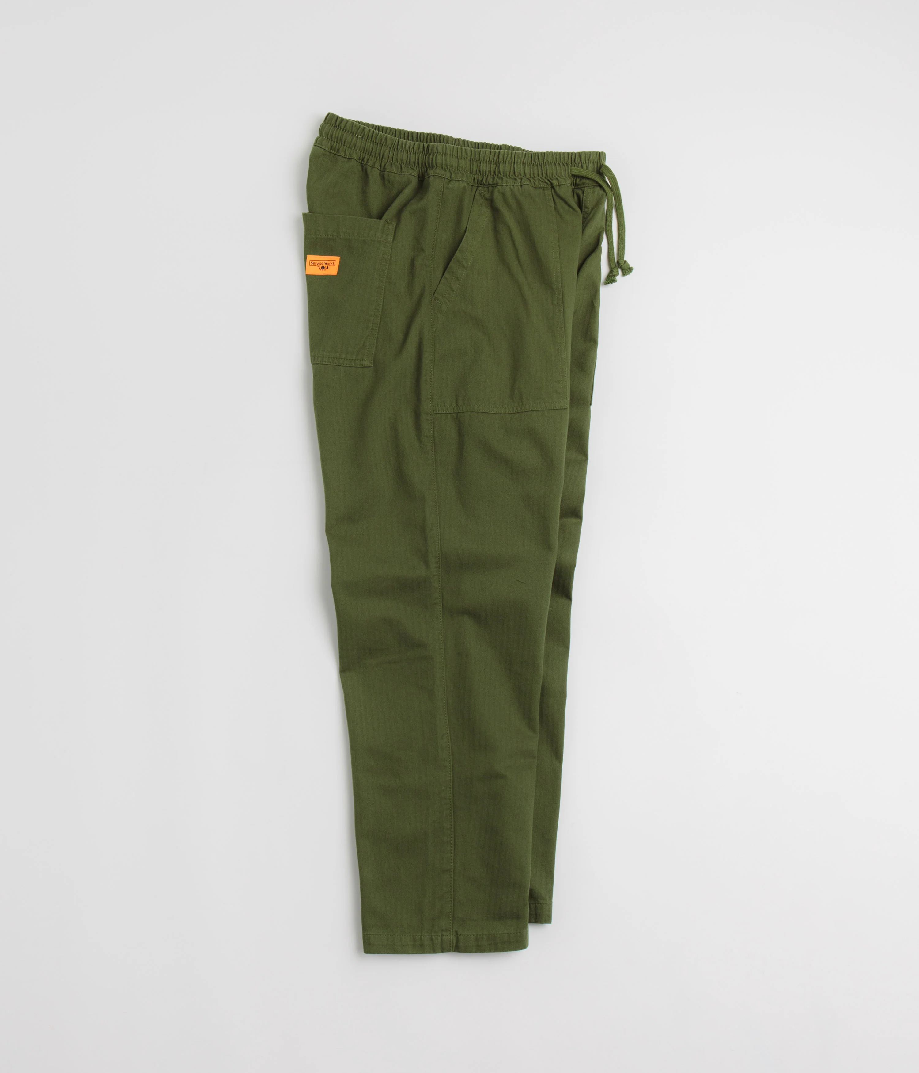 Service Works Herringbone Chef Pants - Pesto - Image 2