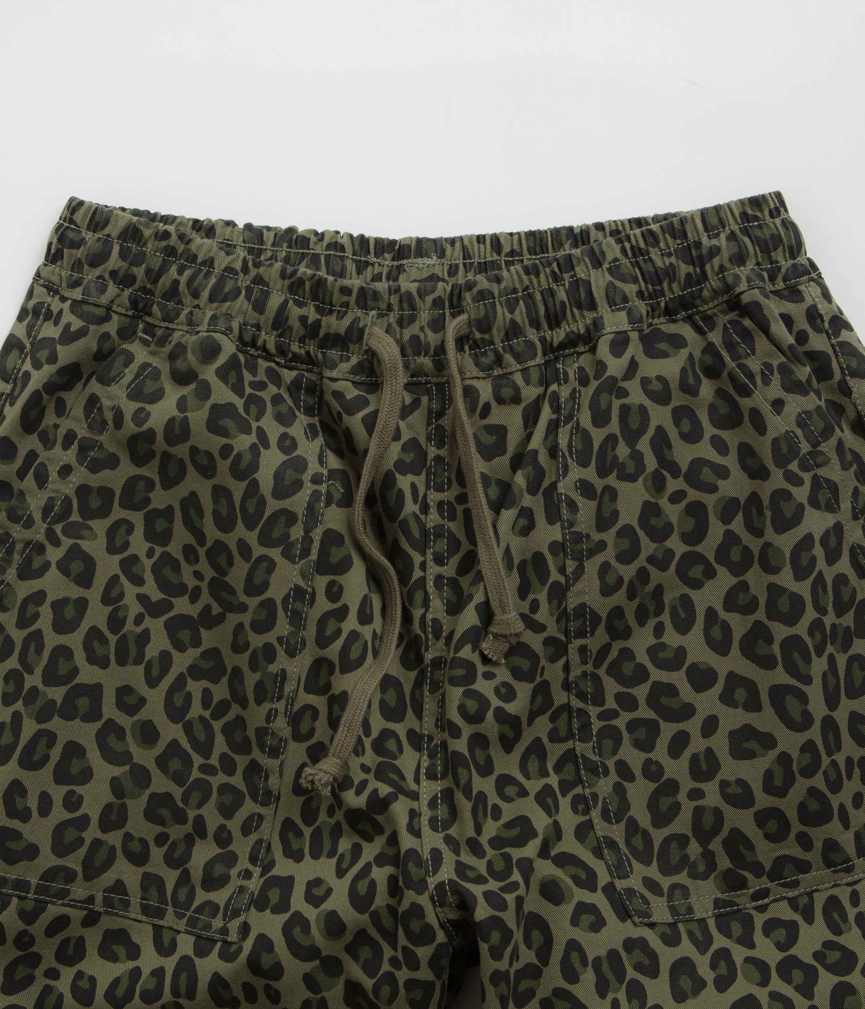 Service Works Leopard Chef Pants - Green - Image 4