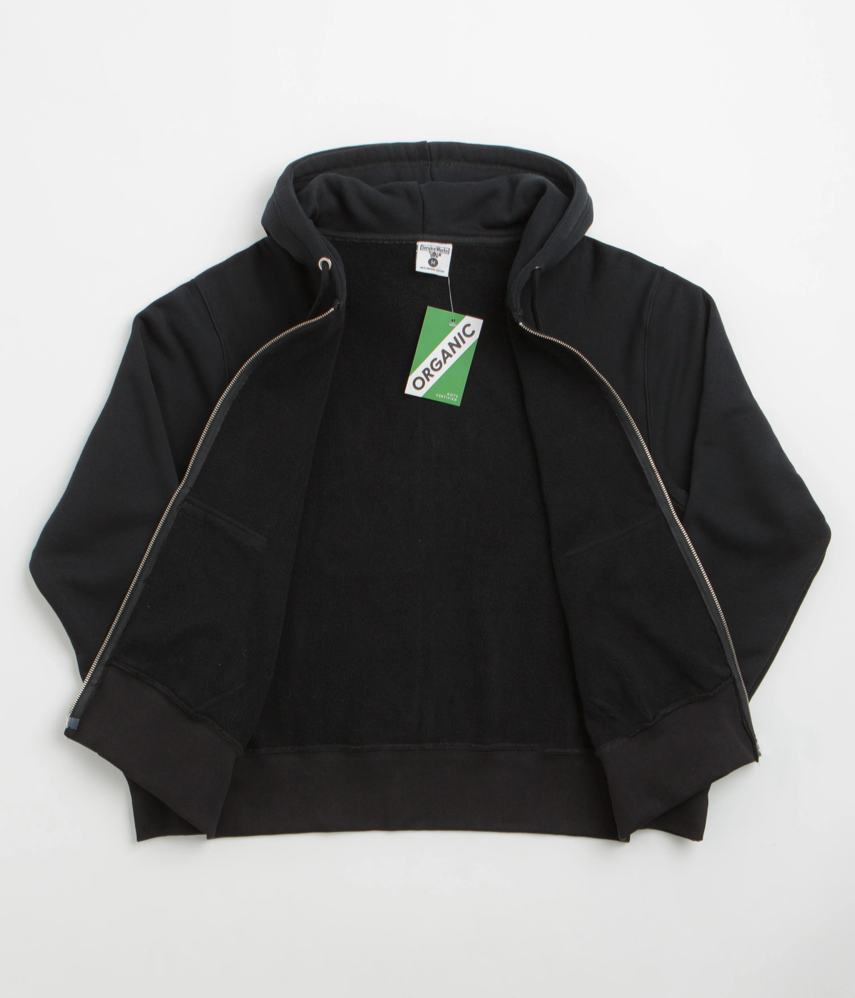 Service Works Martini Zipper Hoodie - Black - Image 3