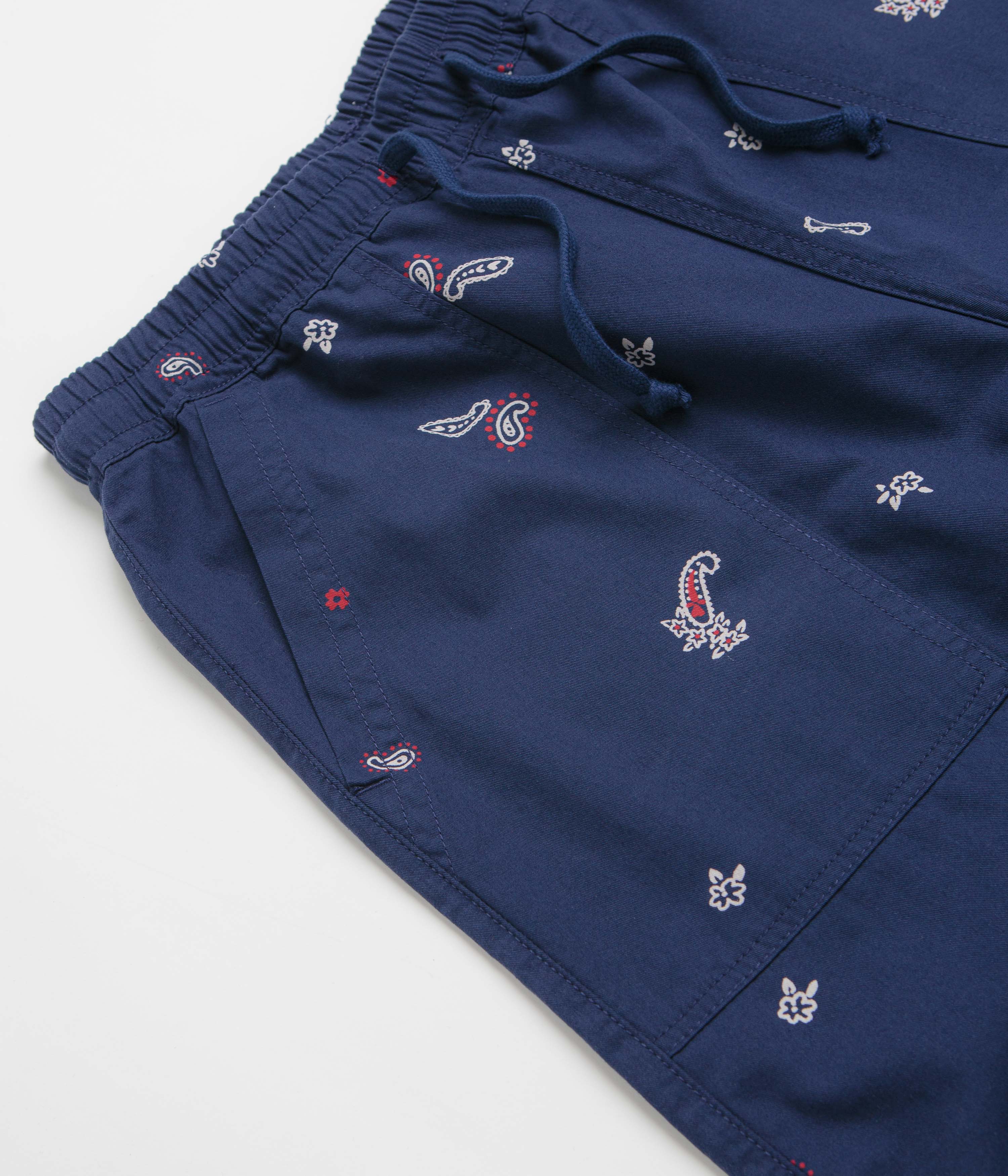 Service Works Paisley Chef Shorts - Royal - Image 6