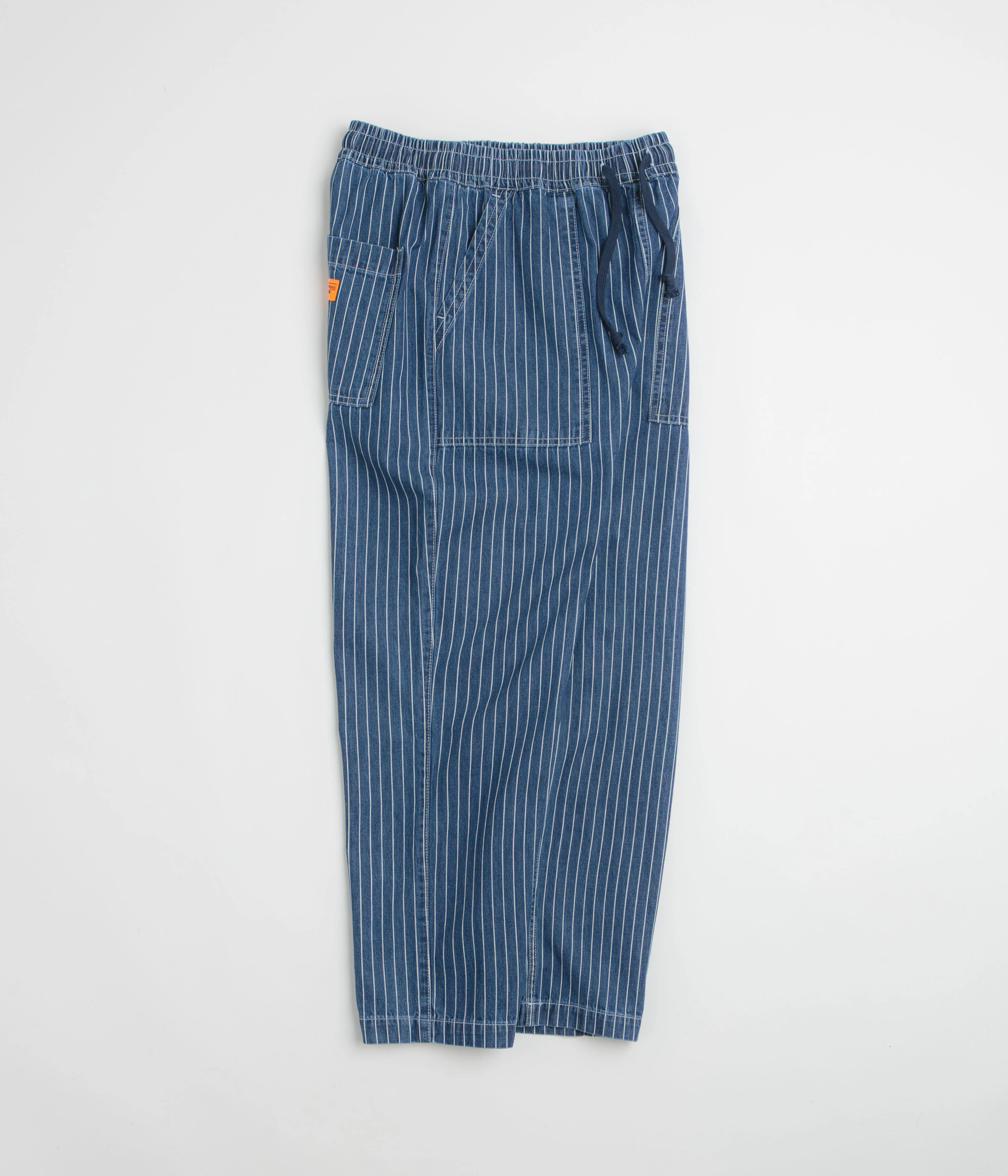 Service Works Pinstripe Denim Chef Pants - Indigo - Image 2