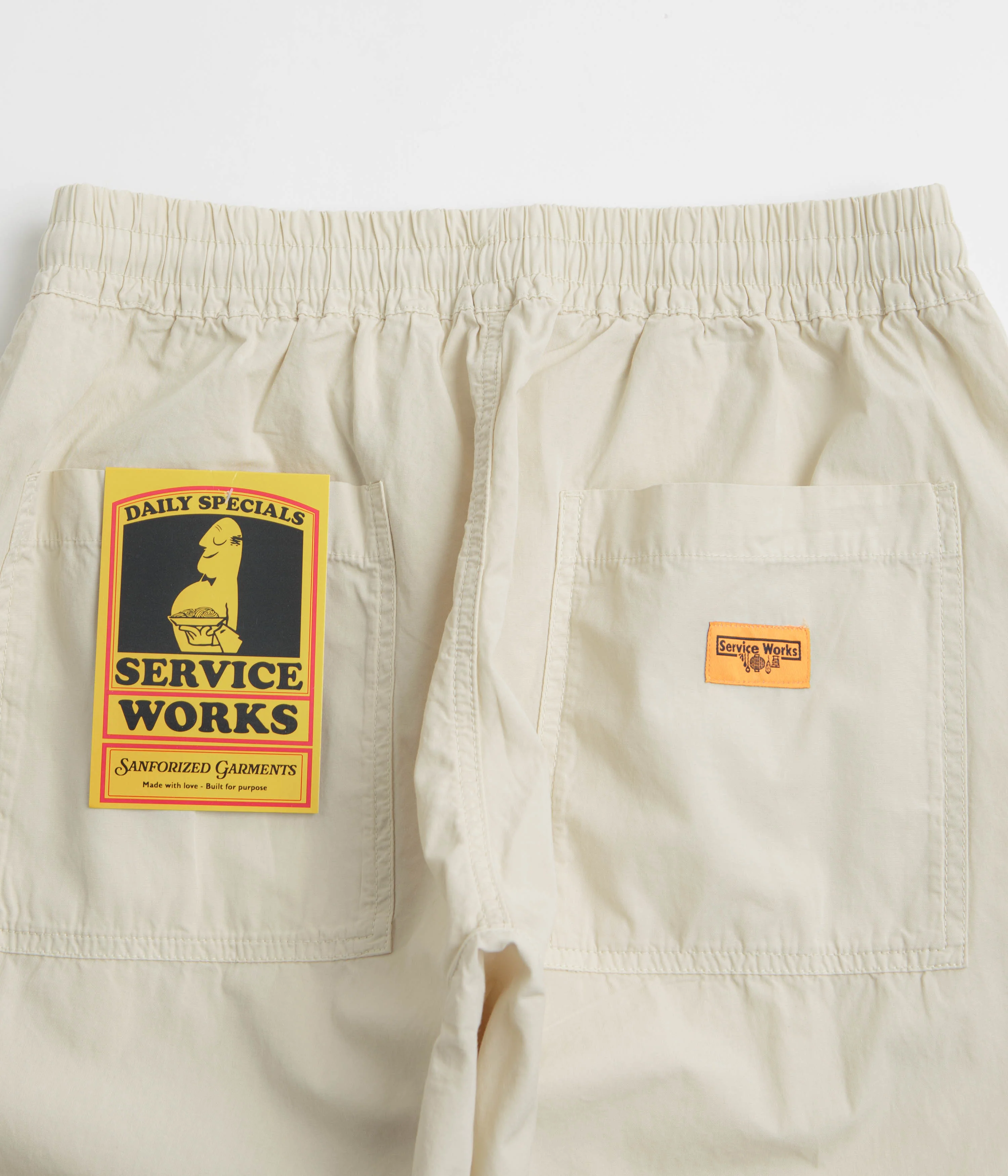 Service Works Poplin Chef Pants - White Oak - Image 6