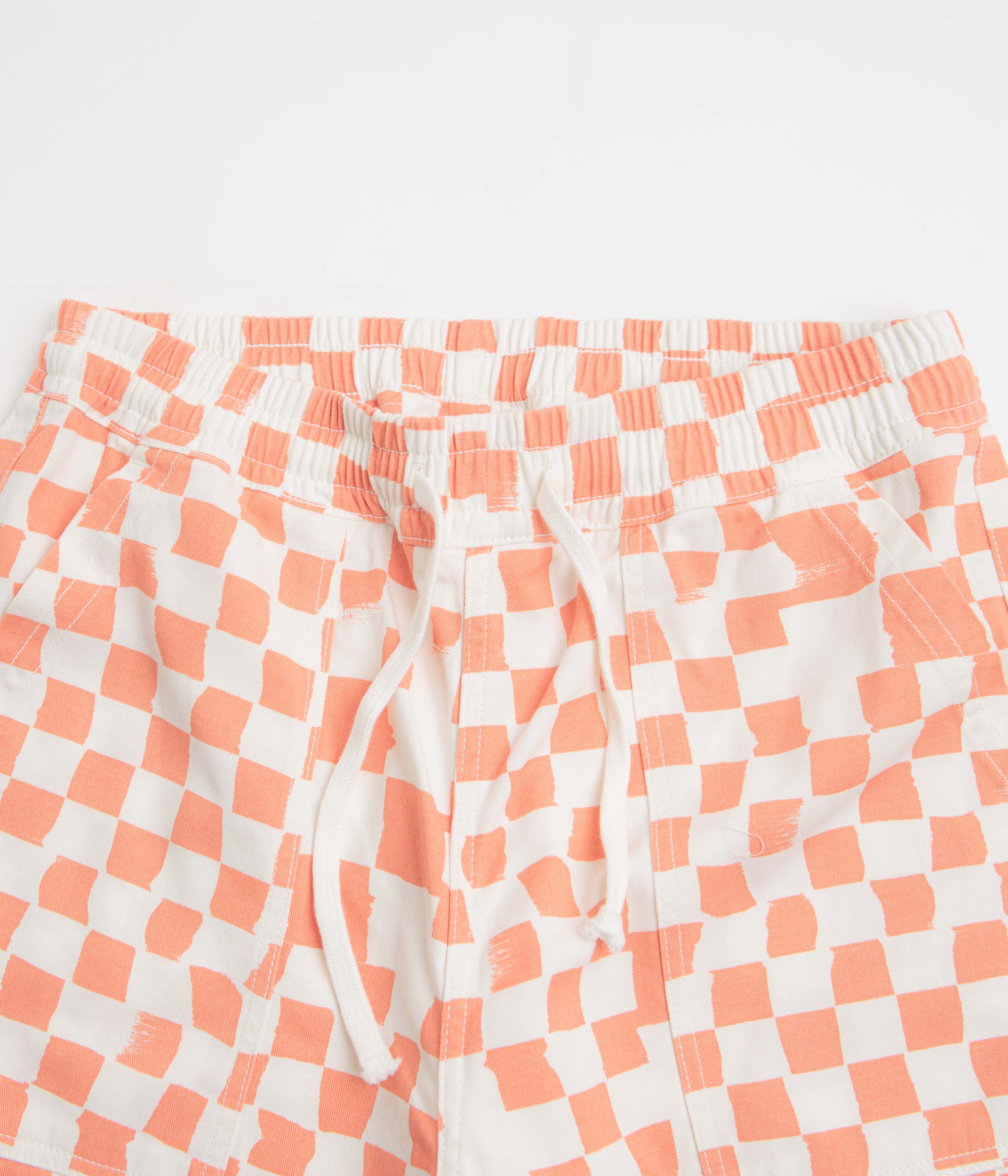 Service Works Printed Chef Shorts - Salmon Checker - Image 5