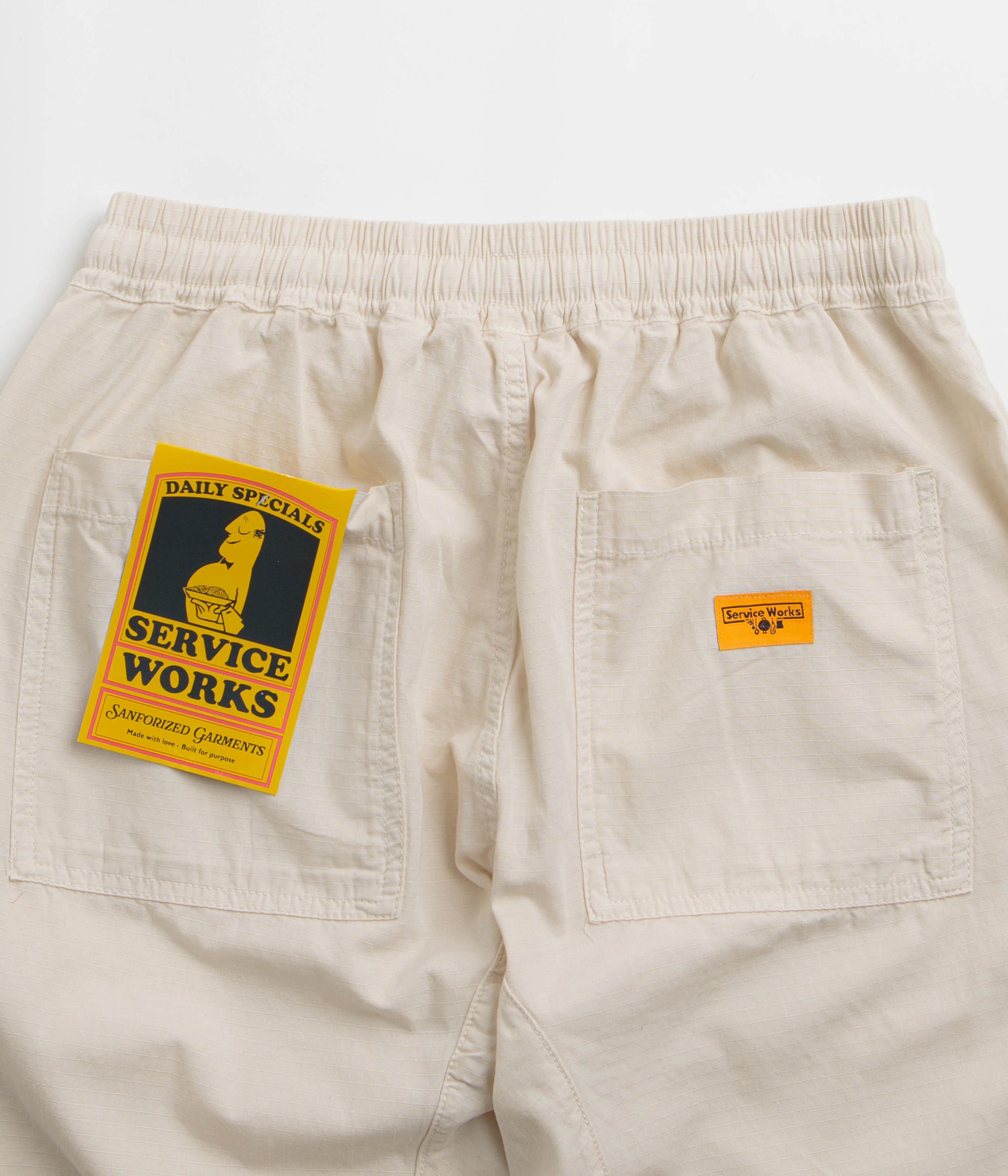 Service Works Ripstop Chef Pants - Bone - Image 5