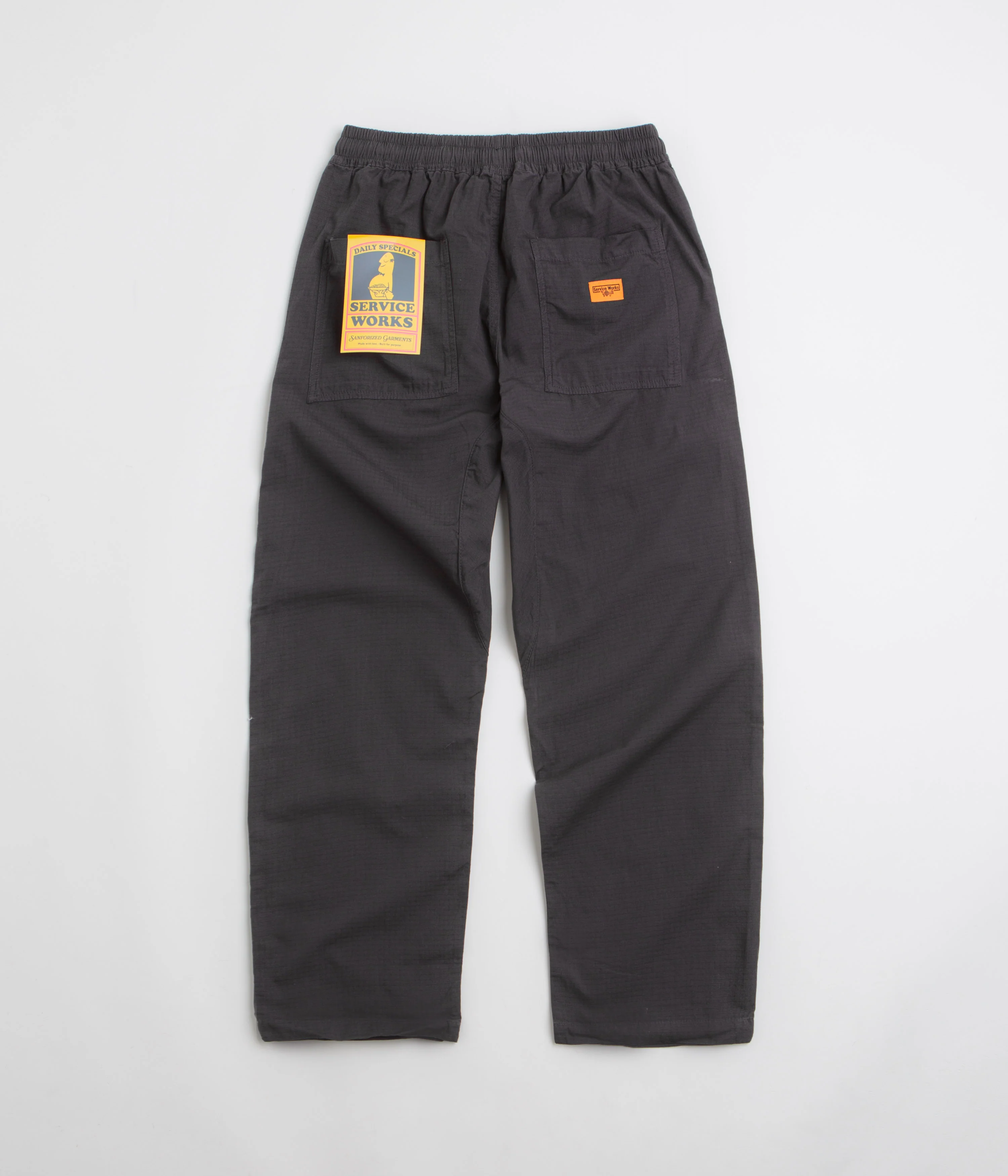 Service Works Ripstop Chef Pants - Washed Black - Image 3