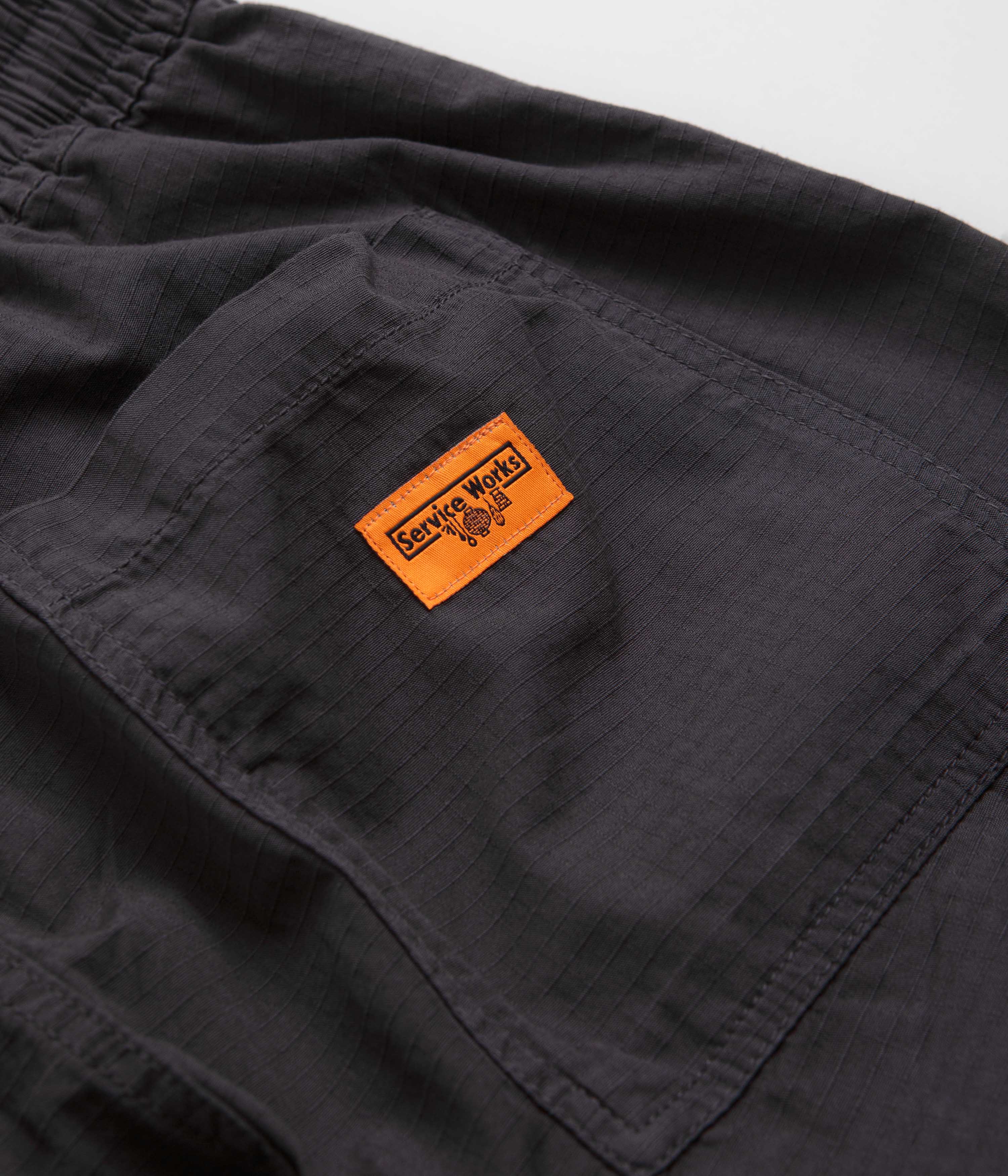 Service Works Ripstop Chef Pants - Washed Black - Image 7