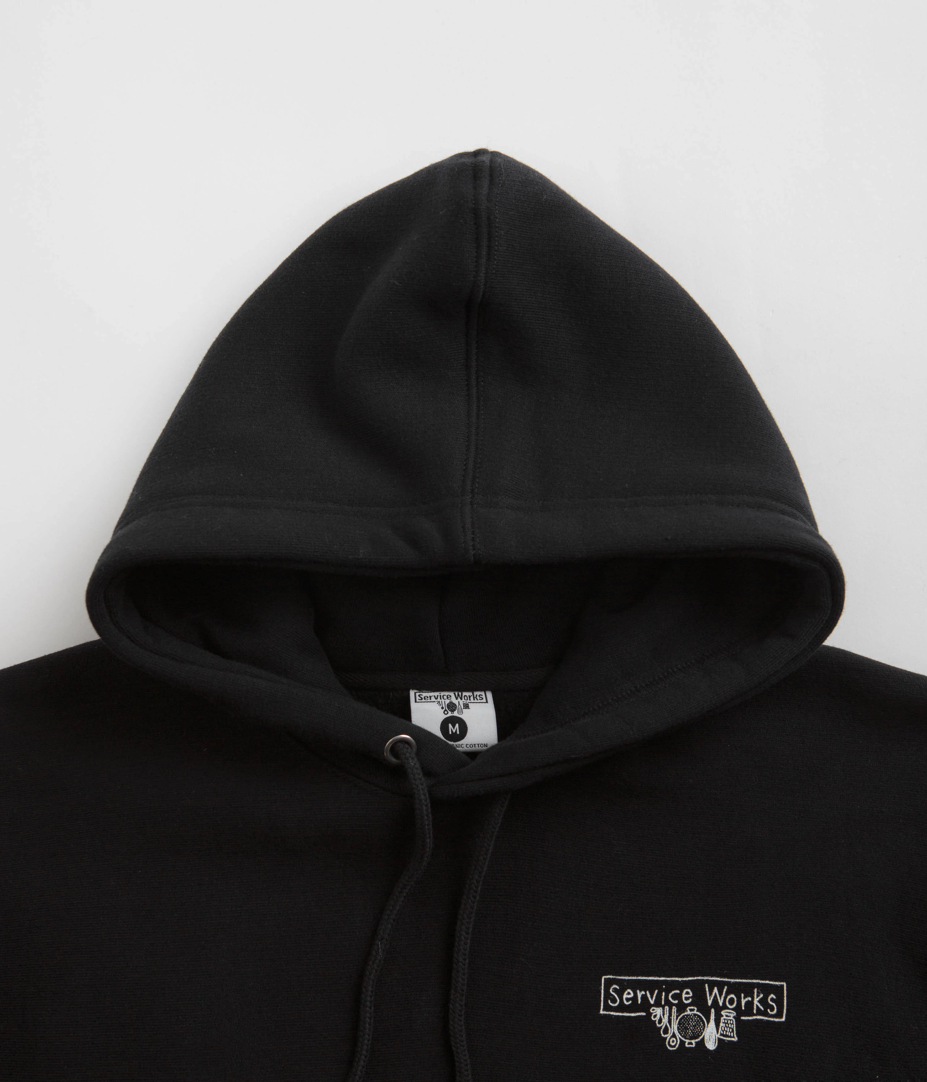 Service Works Scribble Logo Hoodie - Black - Image 4