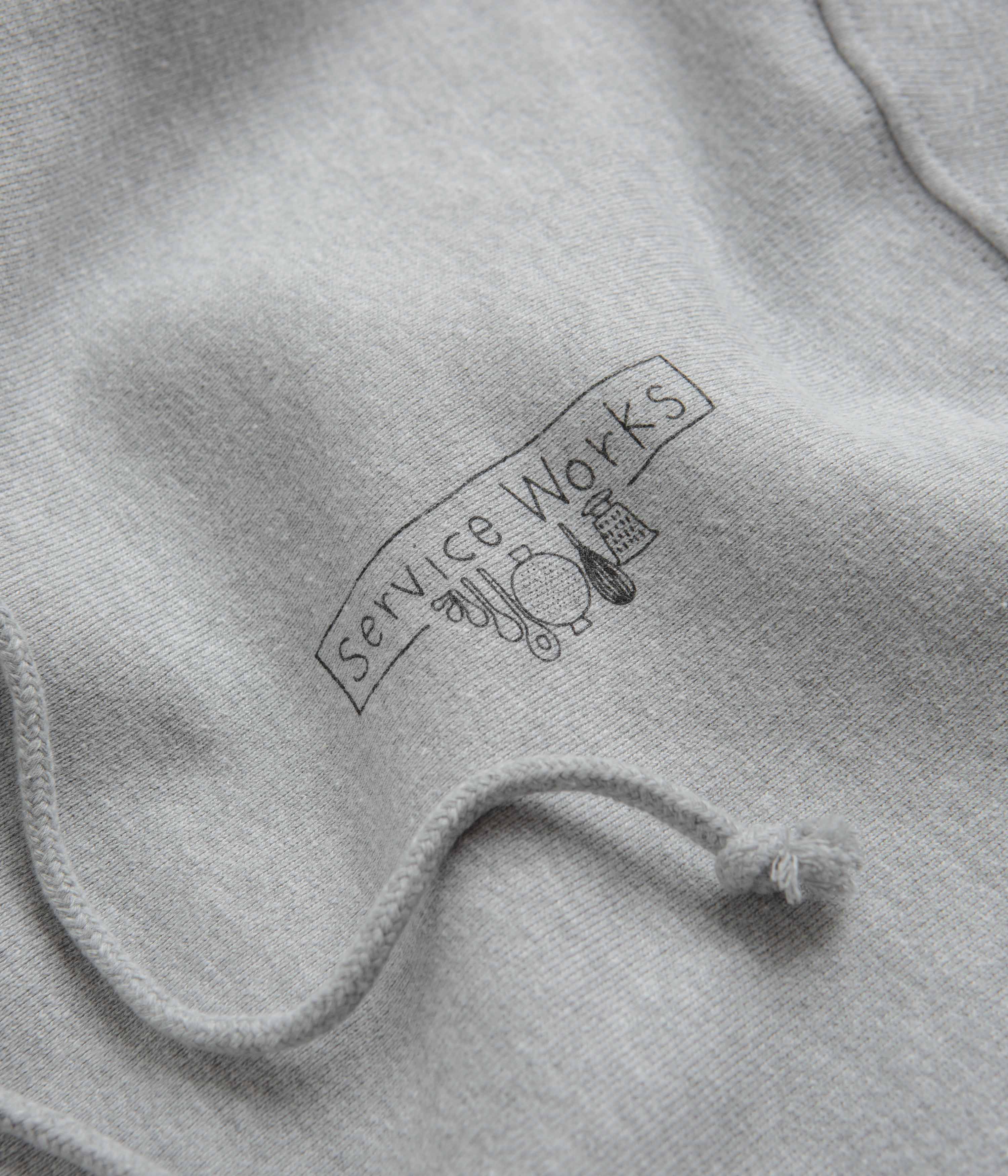 Service Works Scribble Logo Hoodie - Grey - Image 3