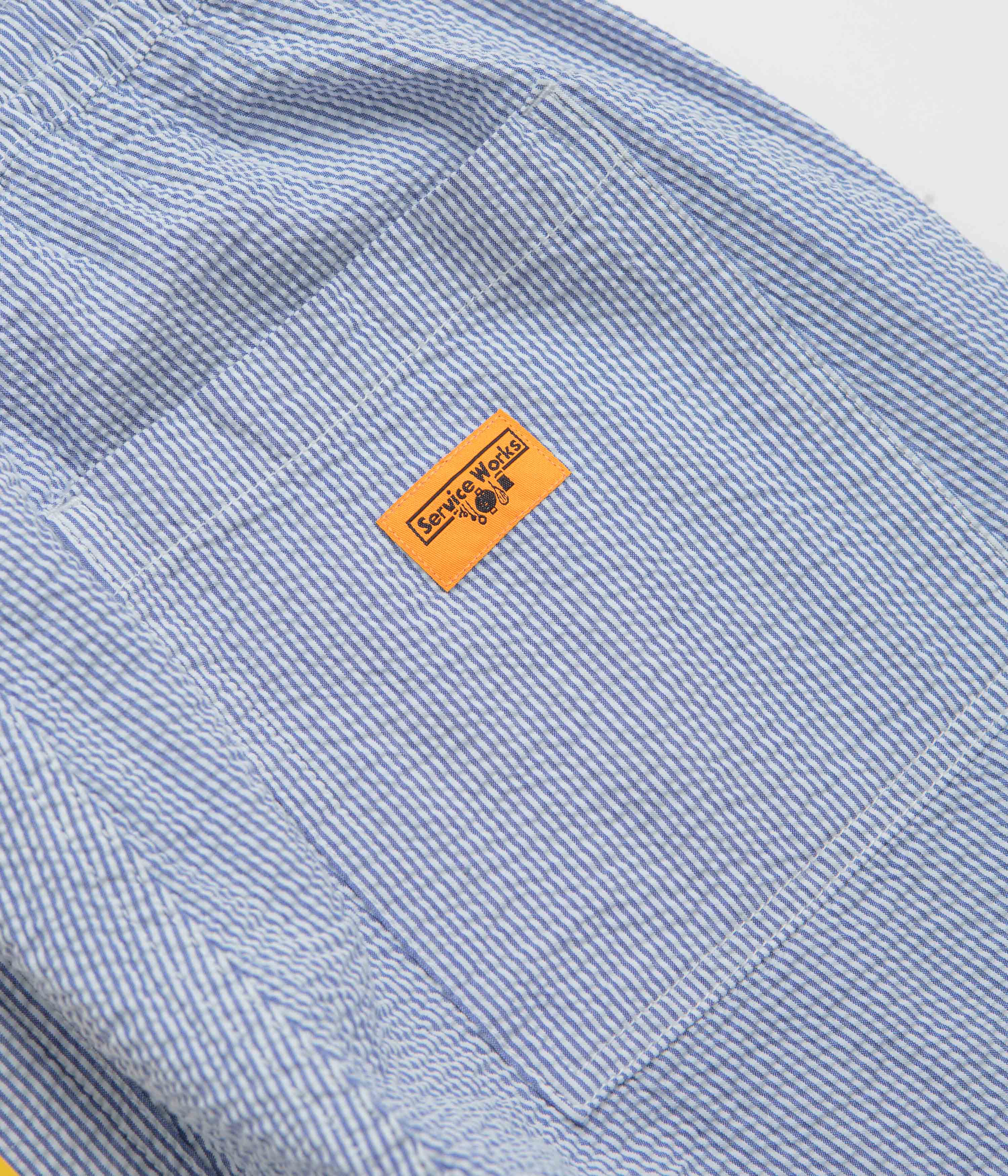 Service Works Seersucker Chef Pants - Navy Stripe - Image 7