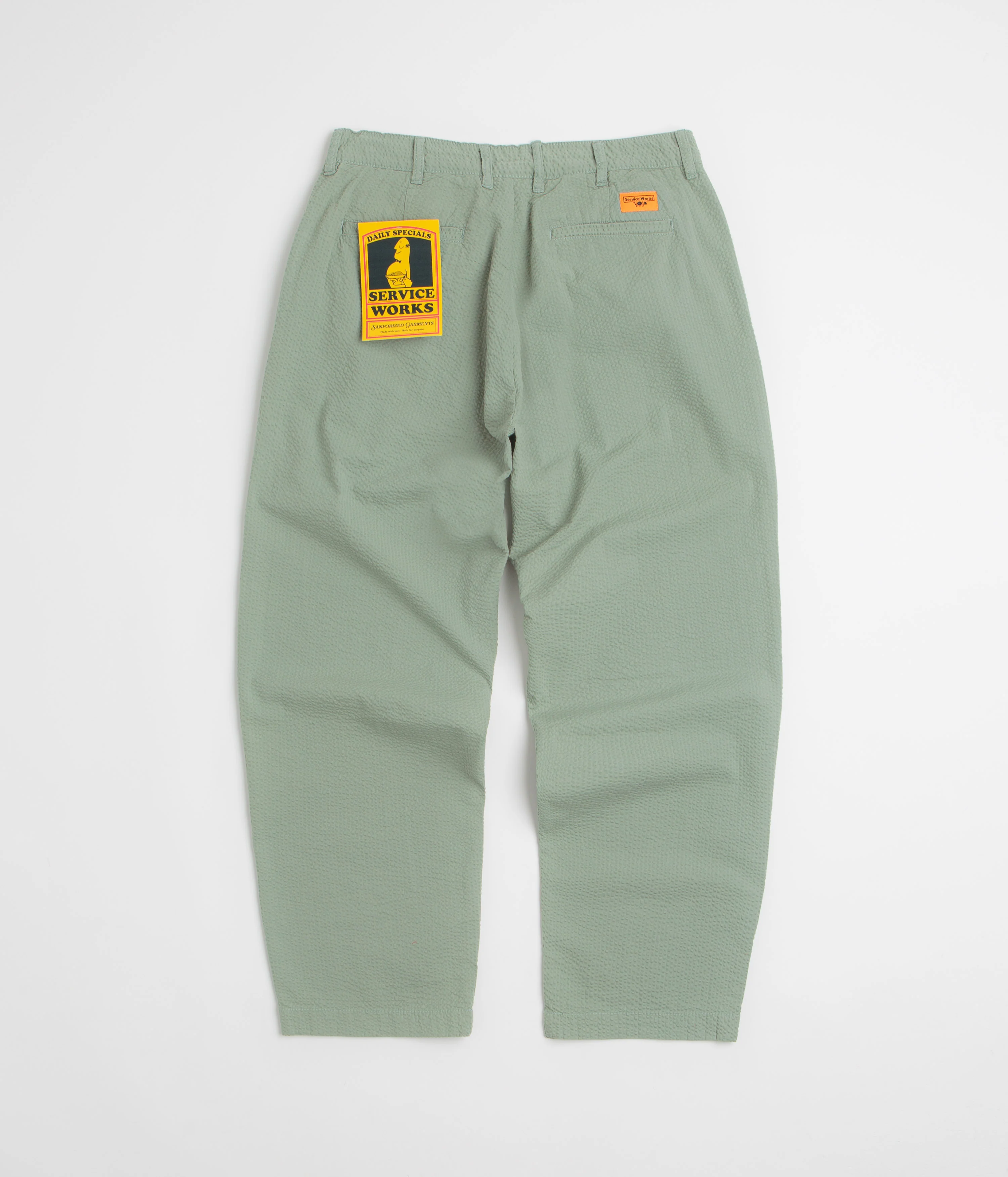 Service Works Seersucker Part Timer Pants - Sage - Image 3