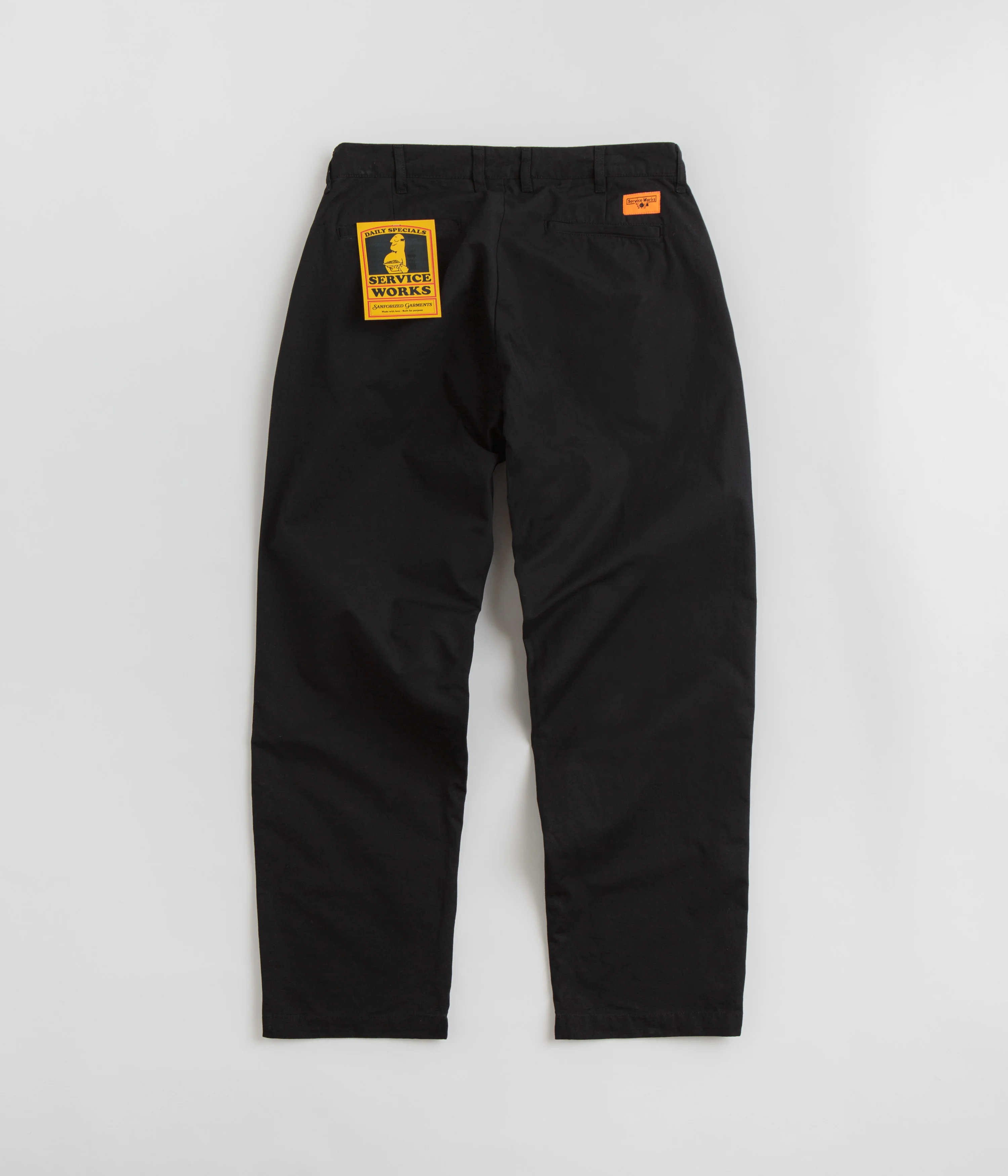Service Works Twill Part Timer Pants - Black - Image 3