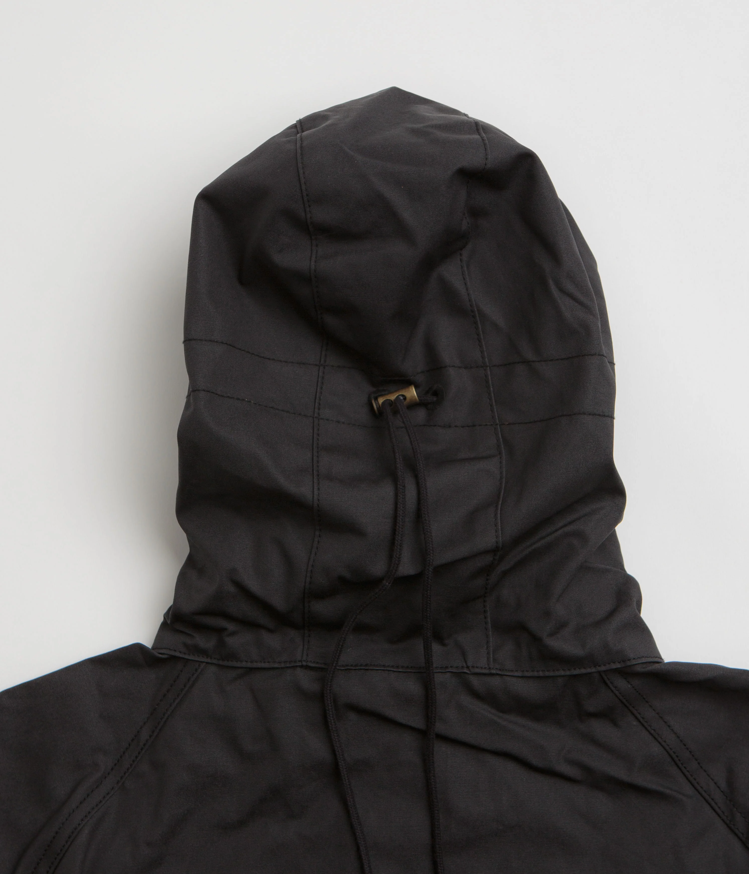 Service Works Waxed Cotton Allotment Parka - Black - Image 6