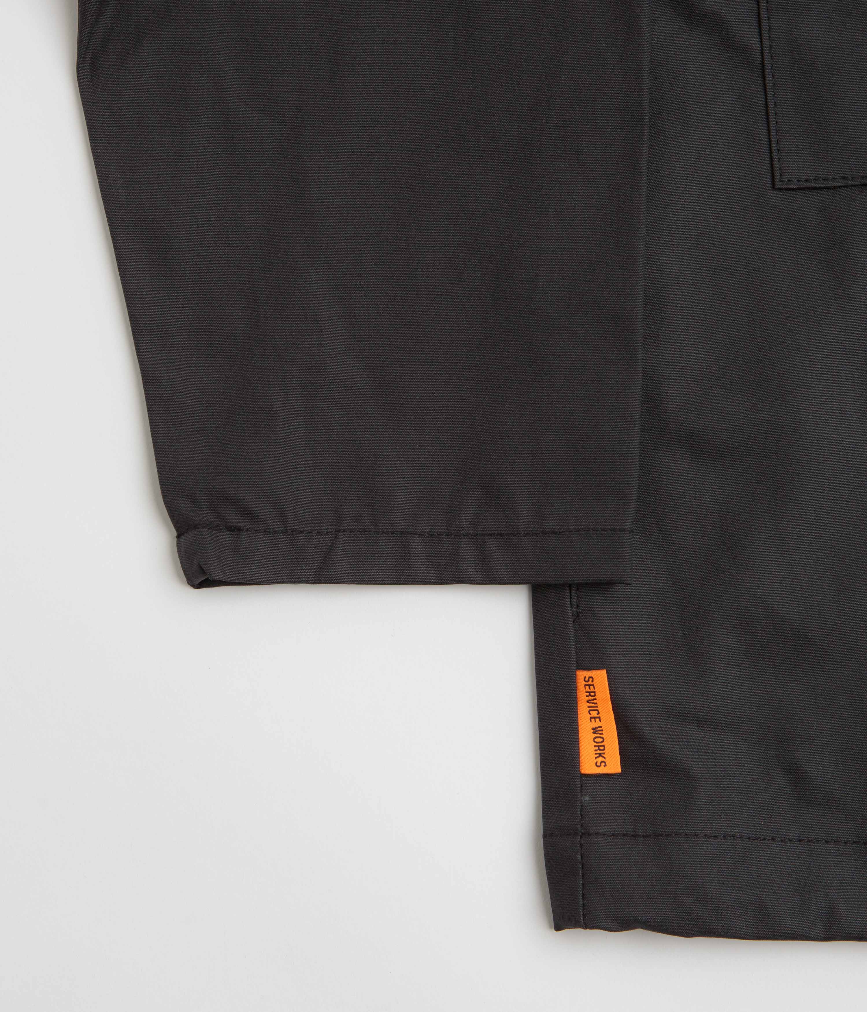 Service Works Waxed Cotton Allotment Parka - Black - Image 8