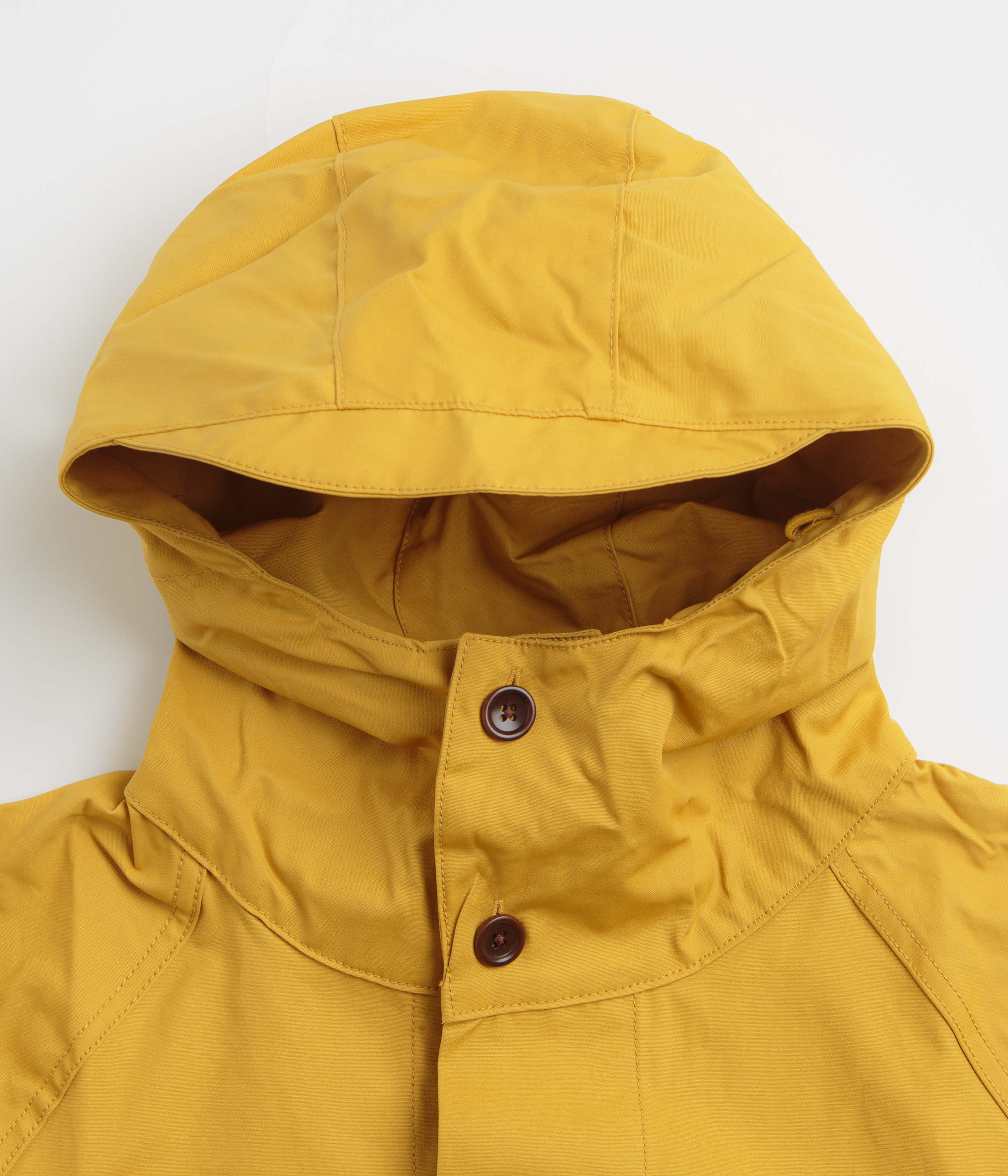 Service Works Waxed Cotton Allotment Parka - Ochre - Image 4