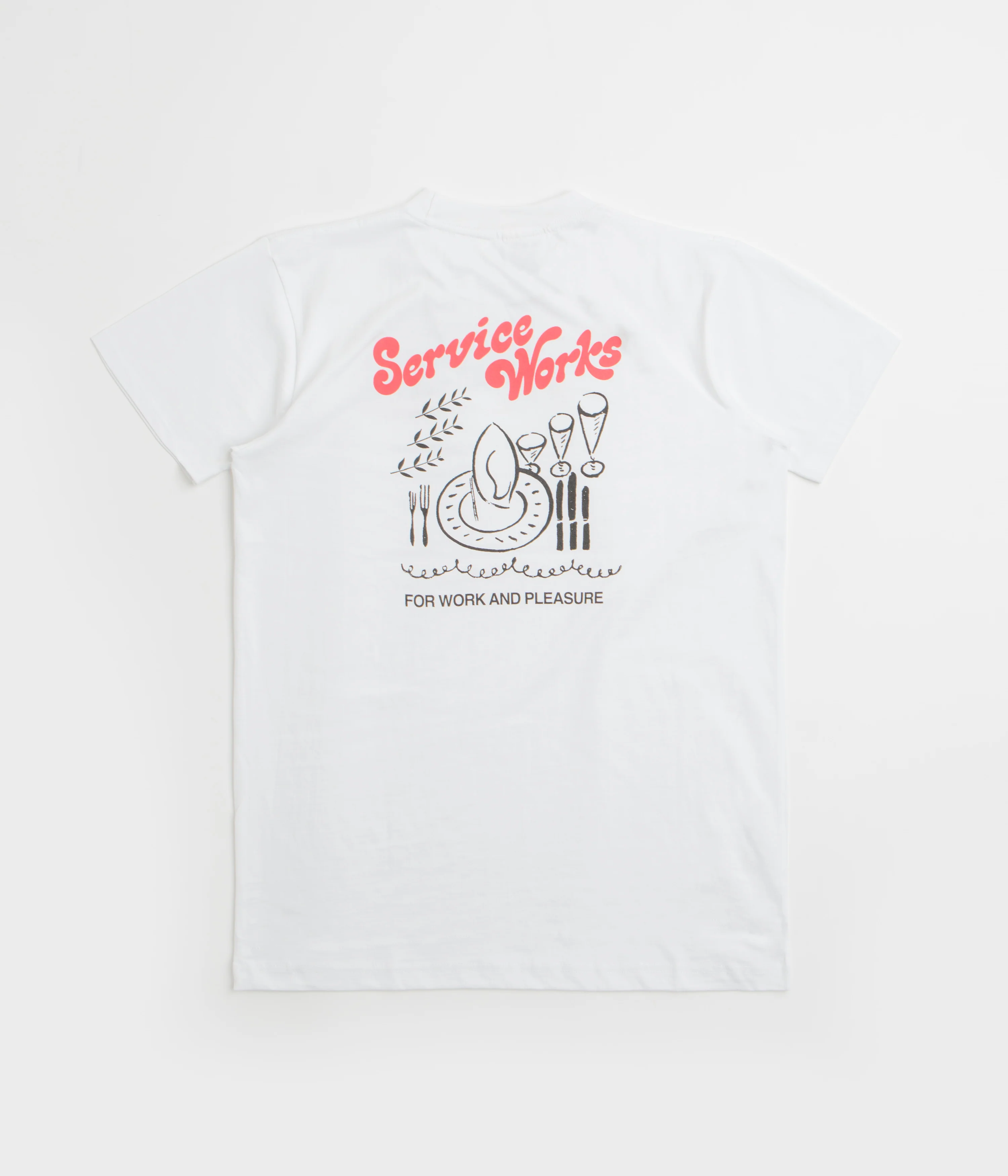 Service Works Work + Pleasure T-Shirt - White