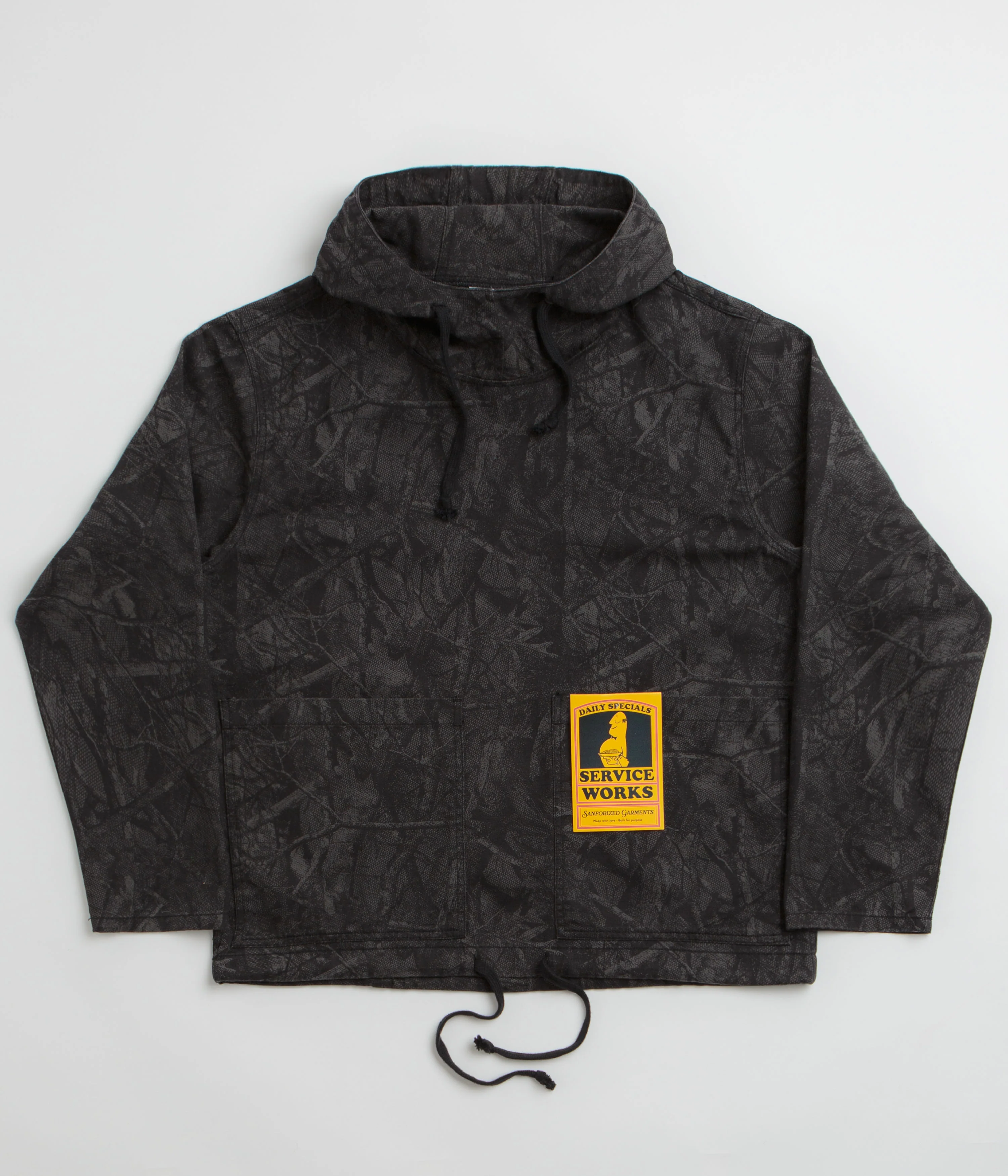 Service Works Xerox Camo Market Smock Jacket - Mono