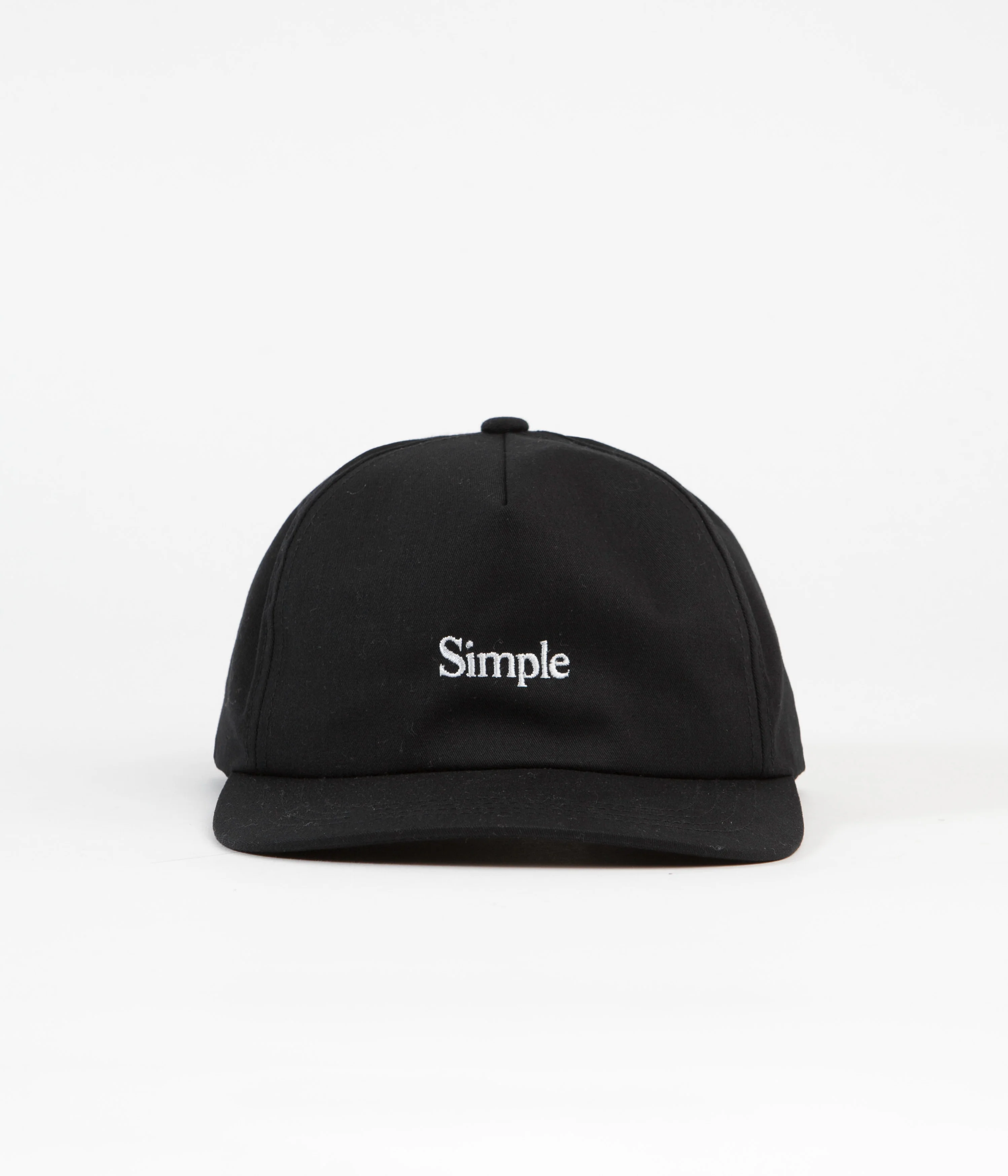 Simple Logo Unstructured Cap - Black - Image 2