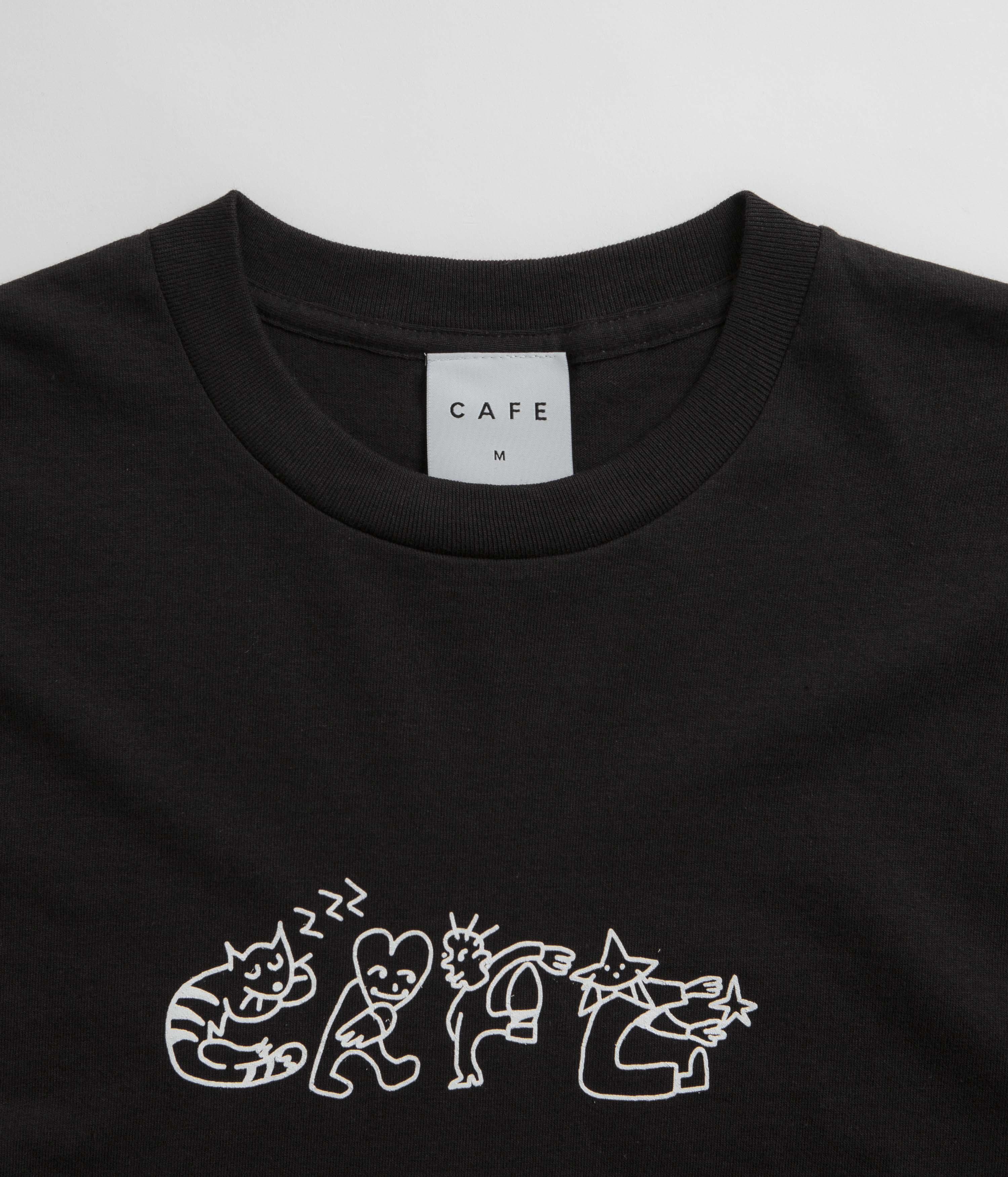 Skateboard Cafe Buddy T-Shirt - Black - Image 3