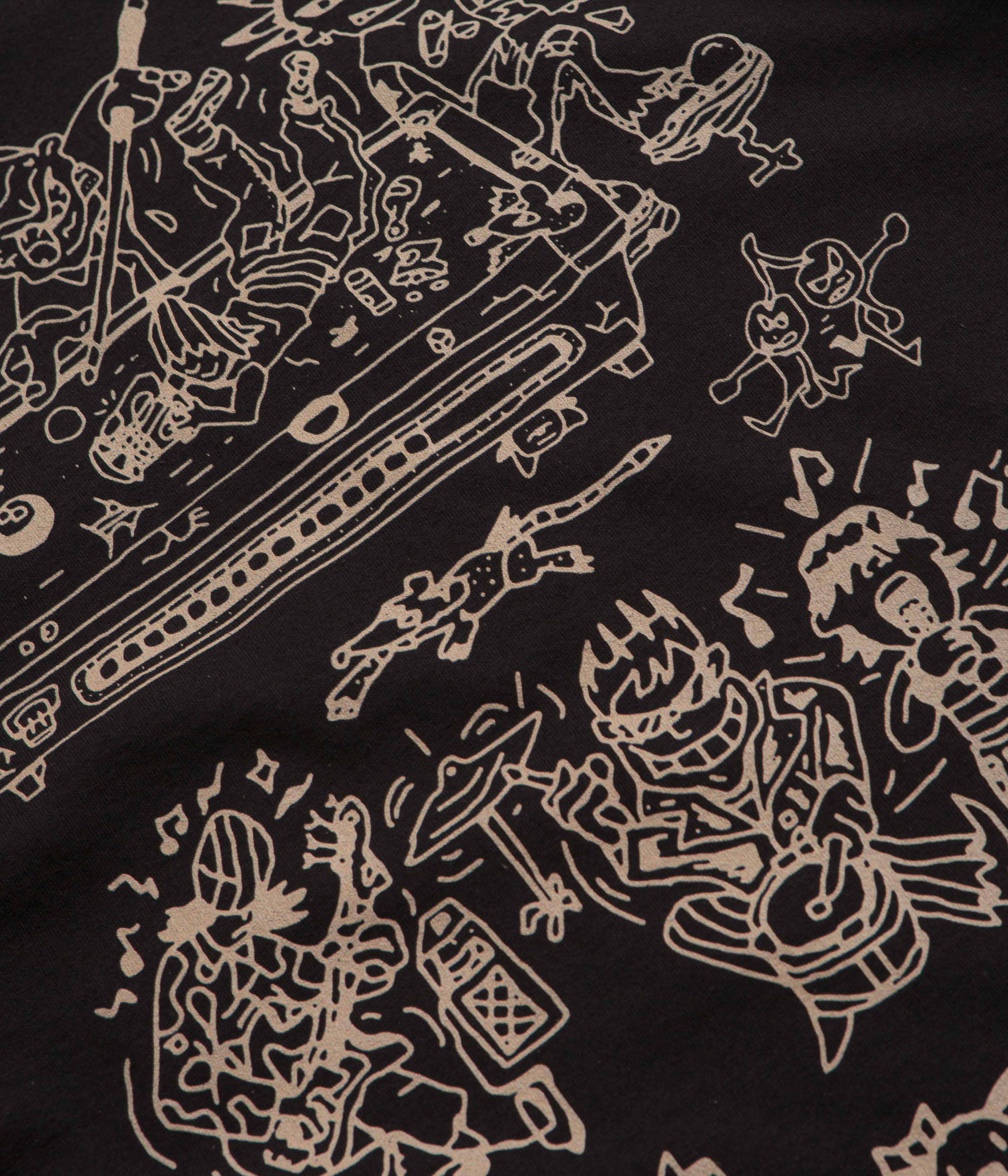 Skateboard Cafe Ethan T-Shirt - Black - Image 5