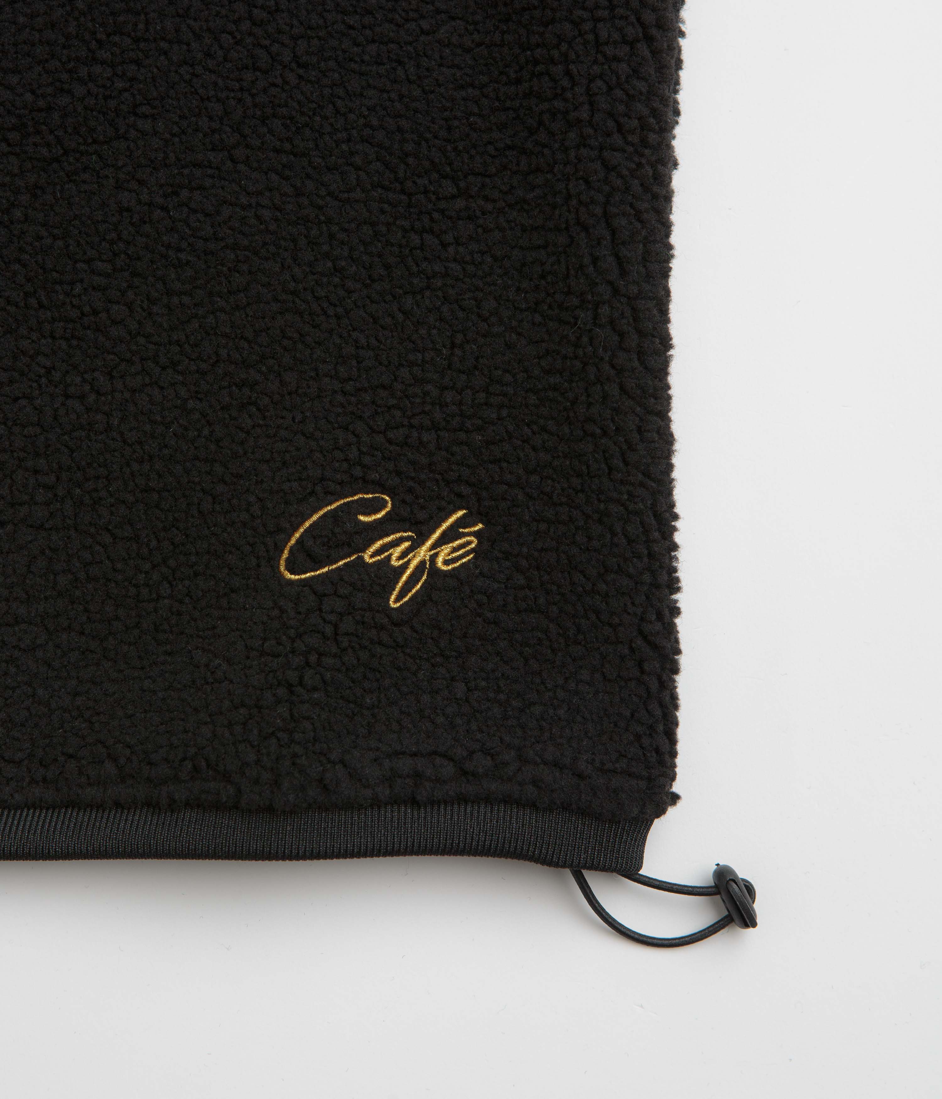 Skateboard Cafe Sherpa Fleece Vest - Black - Image 4