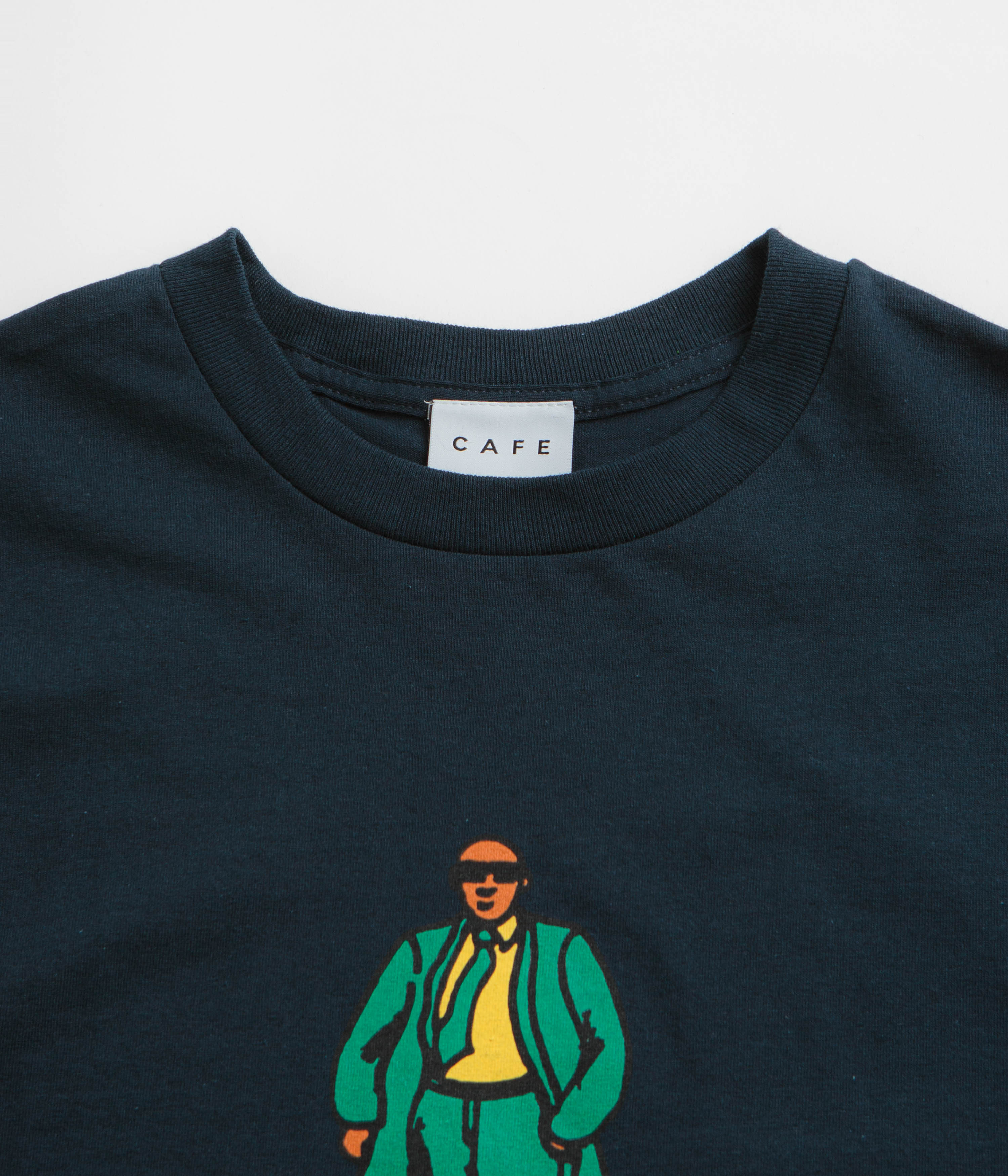 Skateboard Cafe Suited T-Shirt - Navy - Image 2
