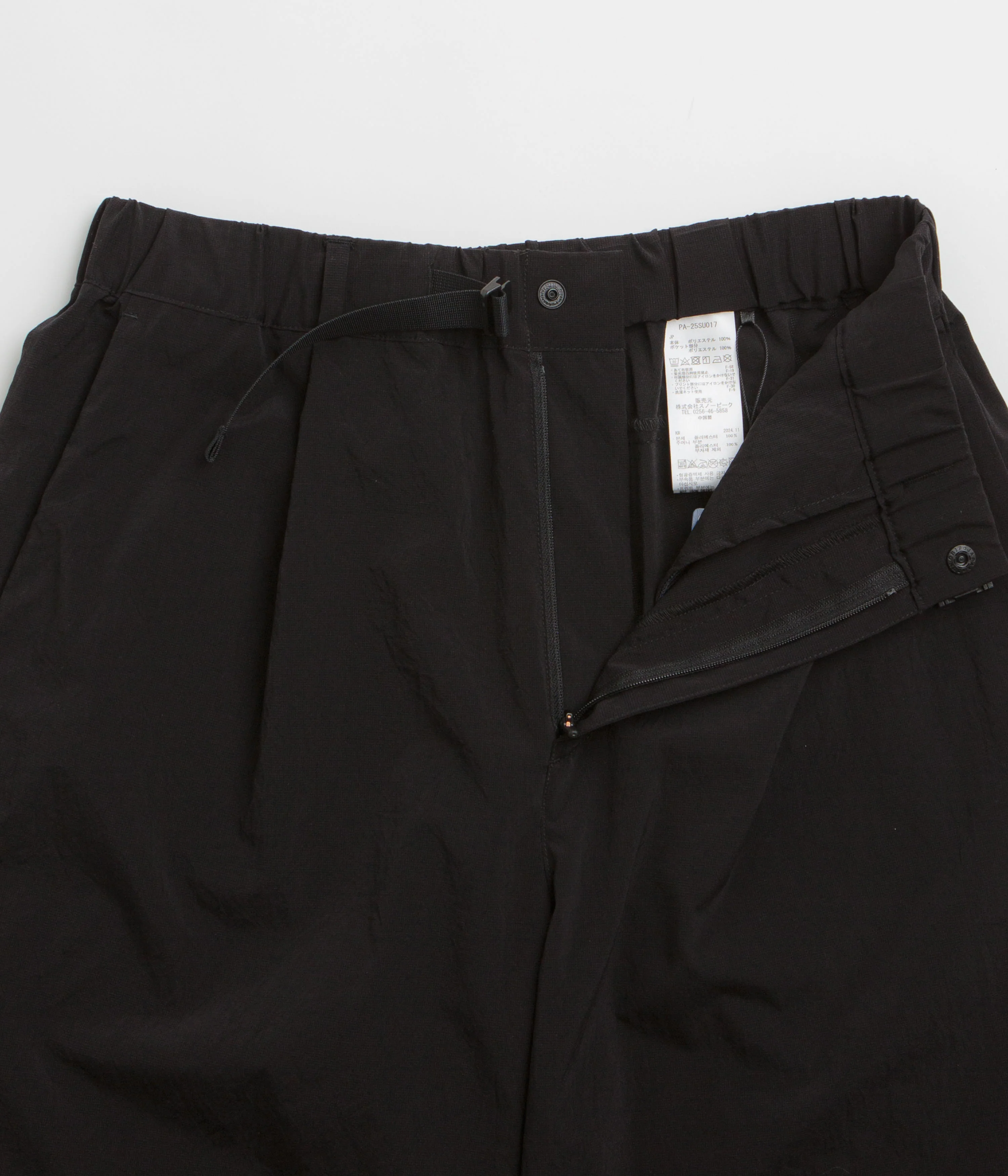 Snow Peak Breathable Quick Dry Shorts - Black - Image 5